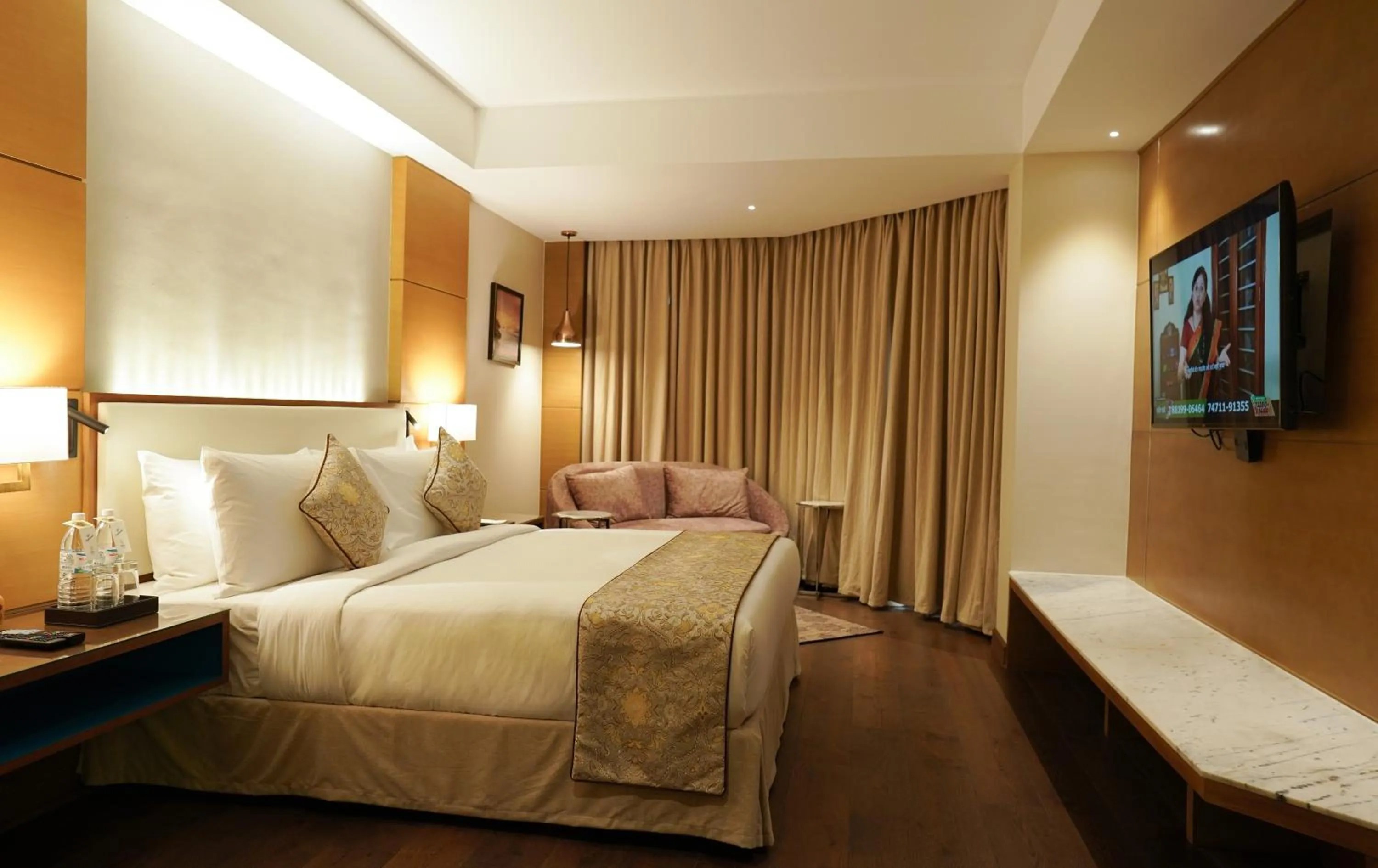 TV and multimedia, Bed in Gokulam Grand Trivandrum