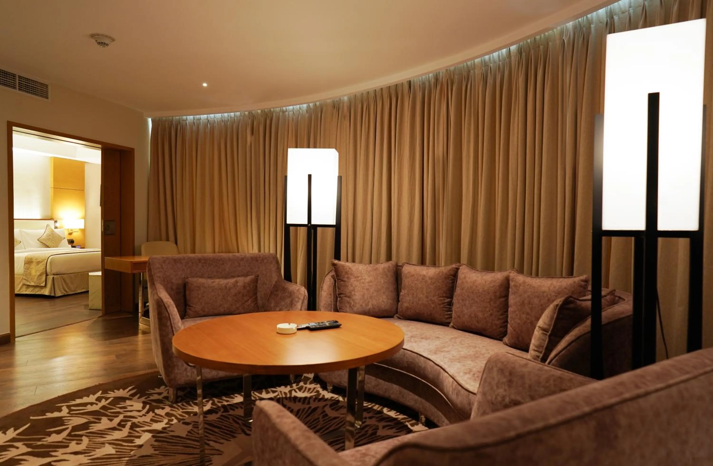 Seating area in Gokulam Grand Trivandrum