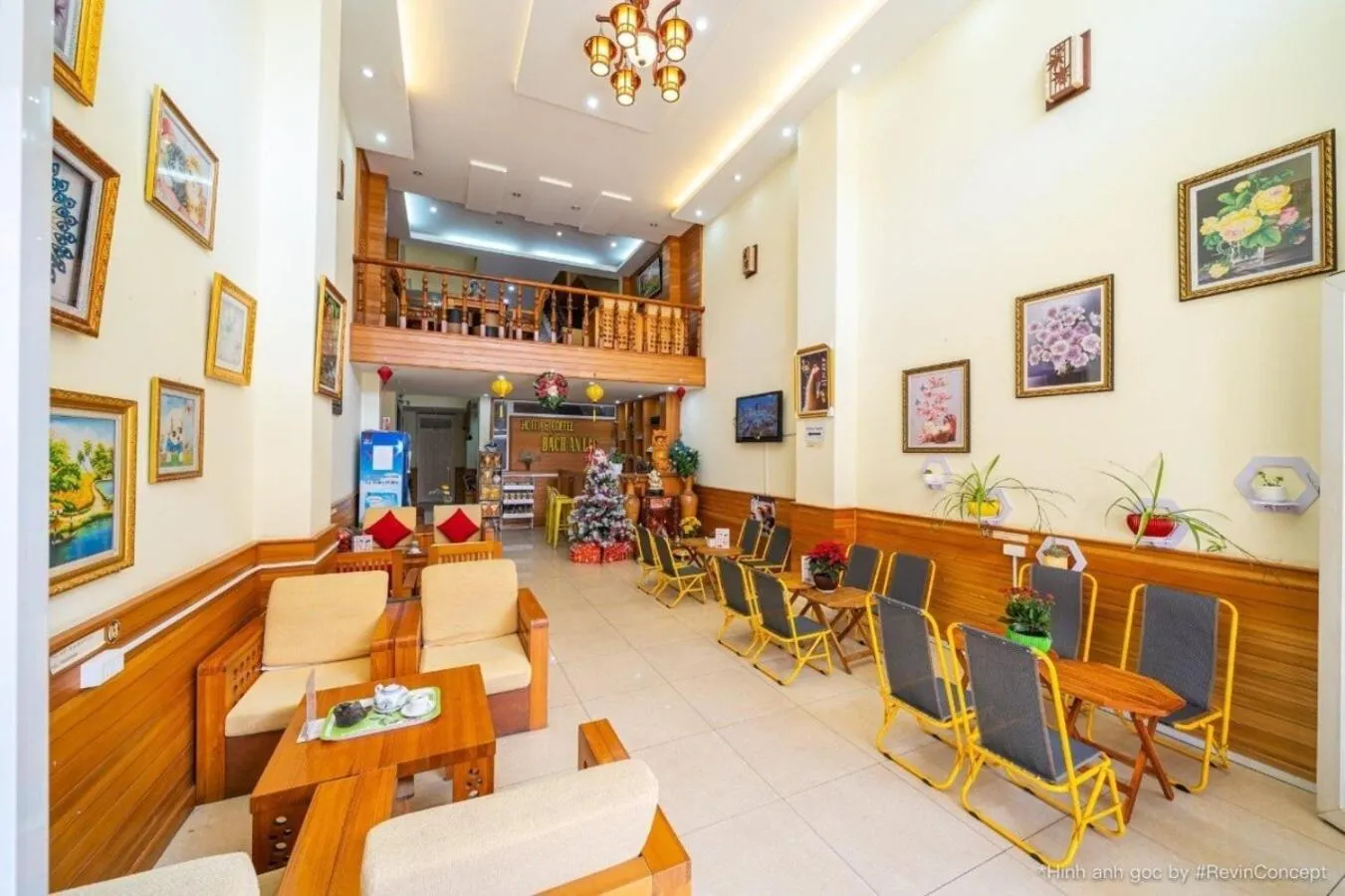 Living room in BÁCH AN LẠC HOTEL