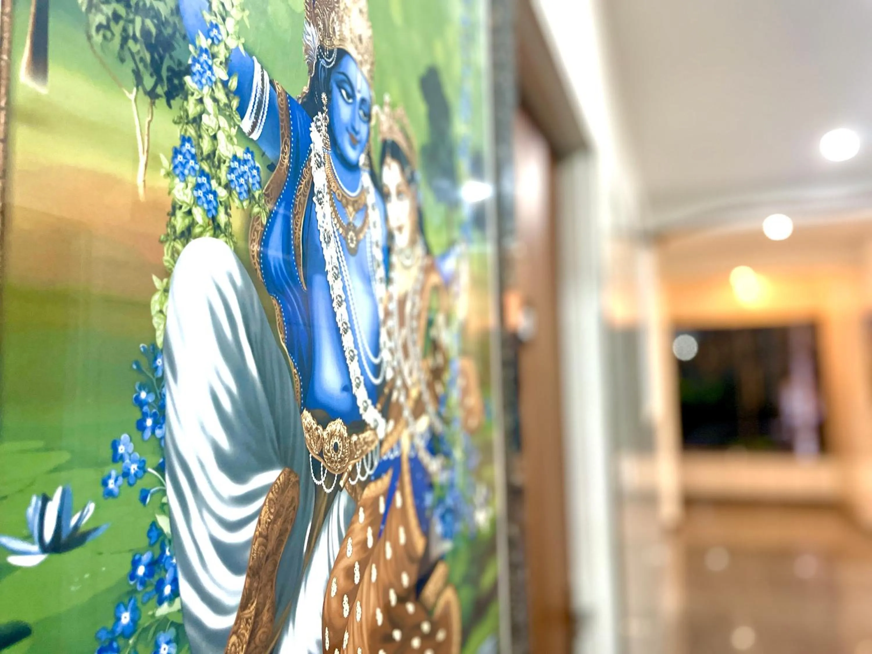 Decorative detail in Shri Radha Ashtami Seva Ashram - A Unit of Sheosante