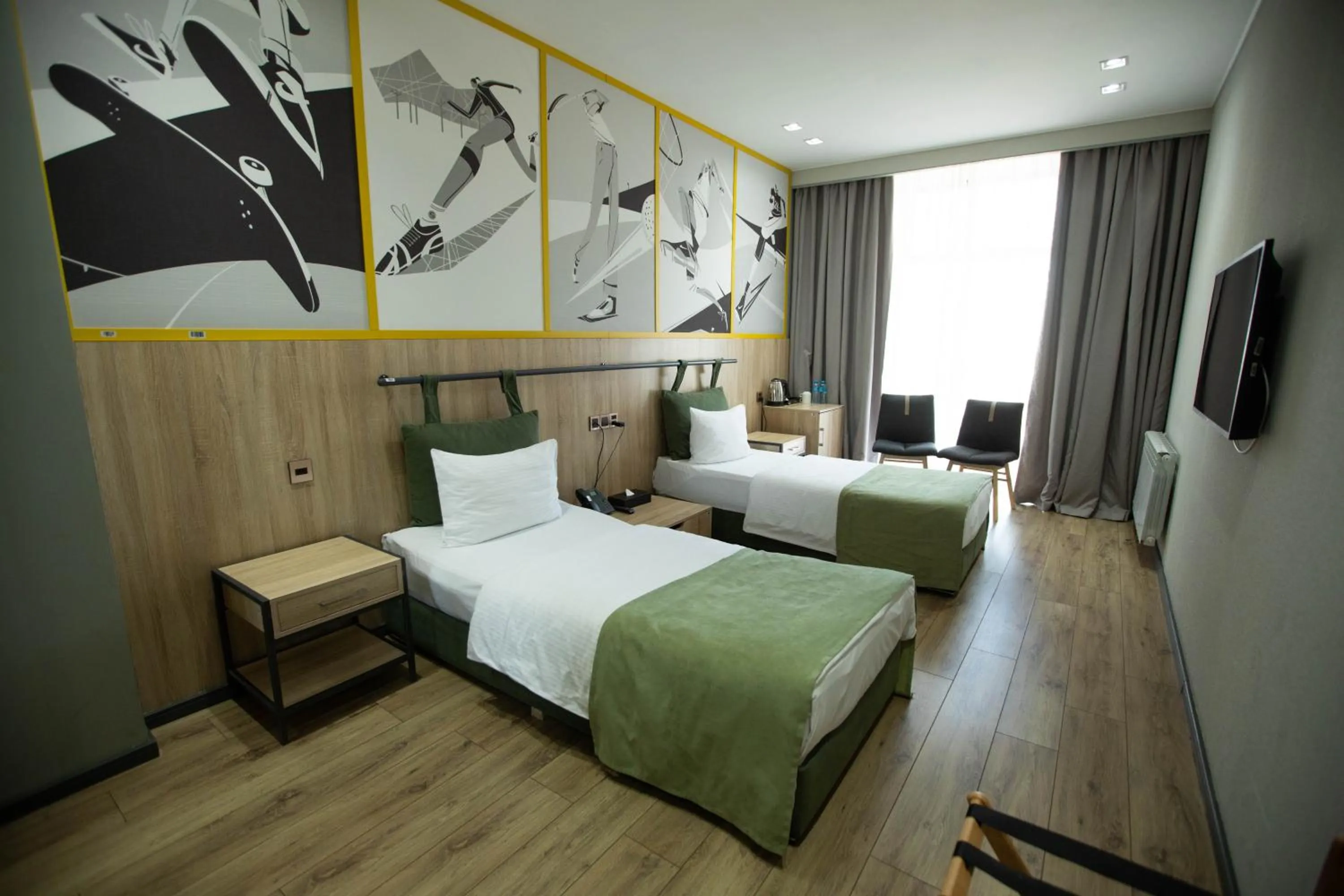 Bed in Arena Sport Hotel