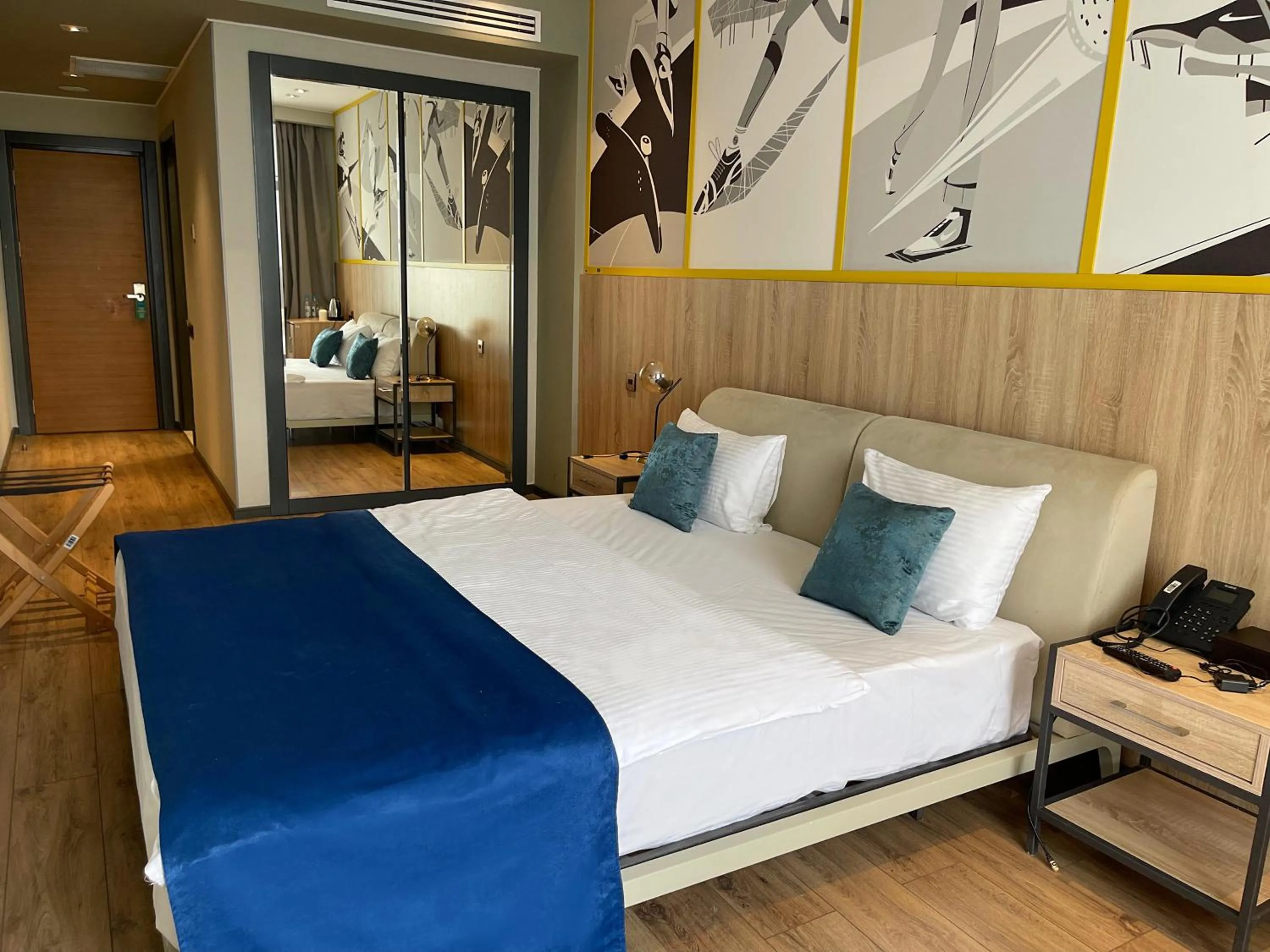 Bed in Arena Sport Hotel