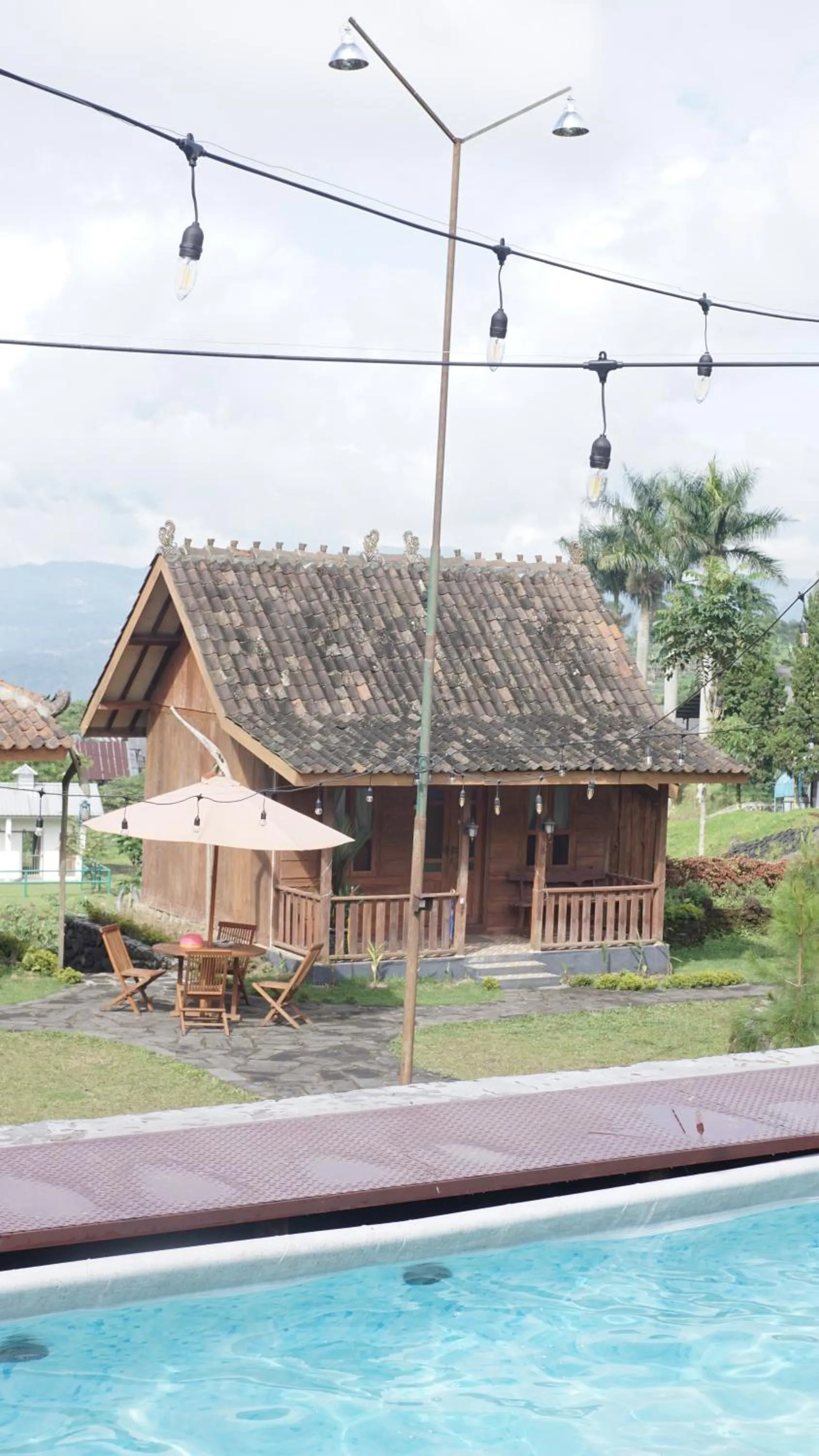 Swimming pool in Le Desa Resort Syariah