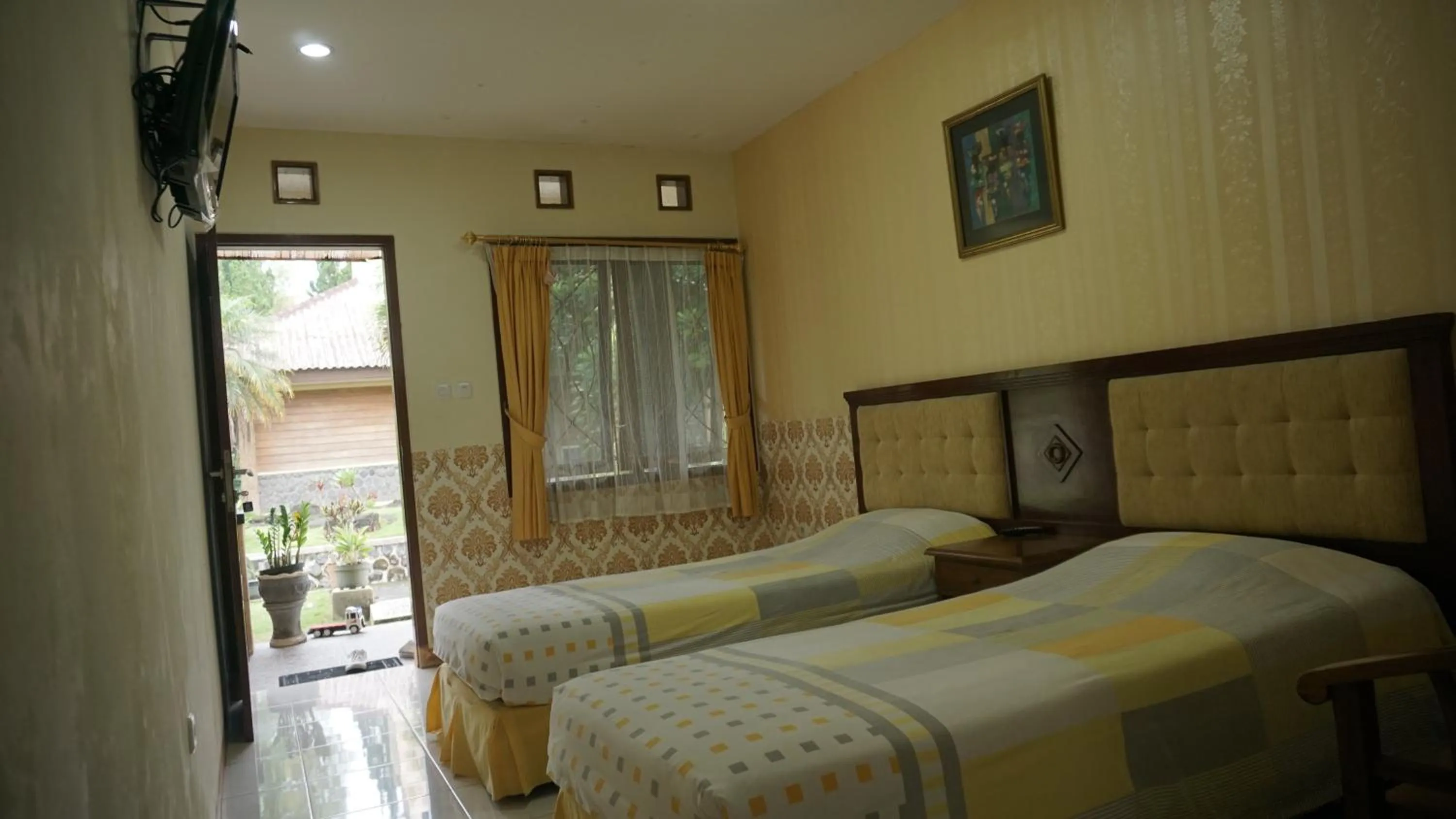 Bed in Le Desa Resort Syariah