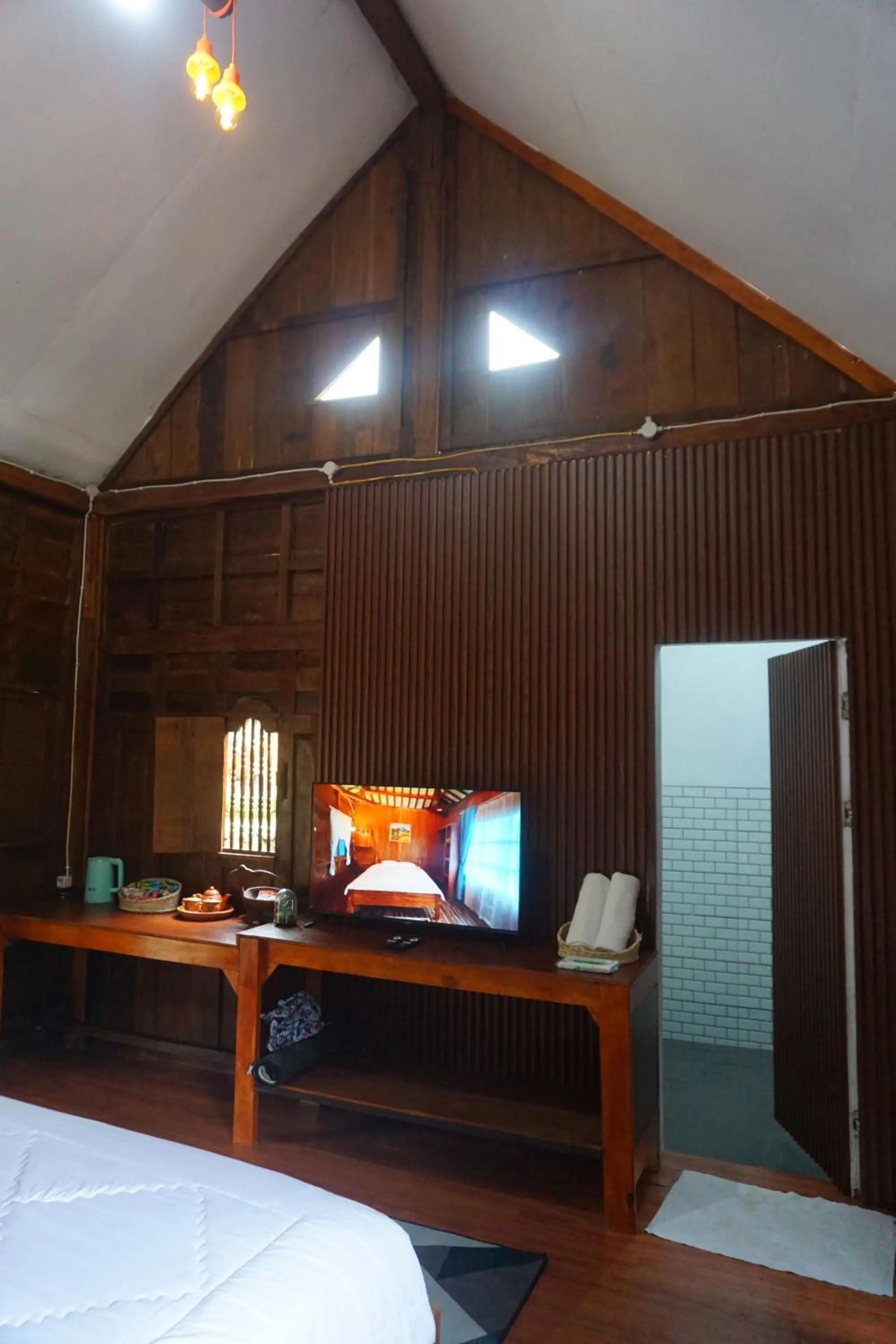 Bed in Le Desa Resort Syariah