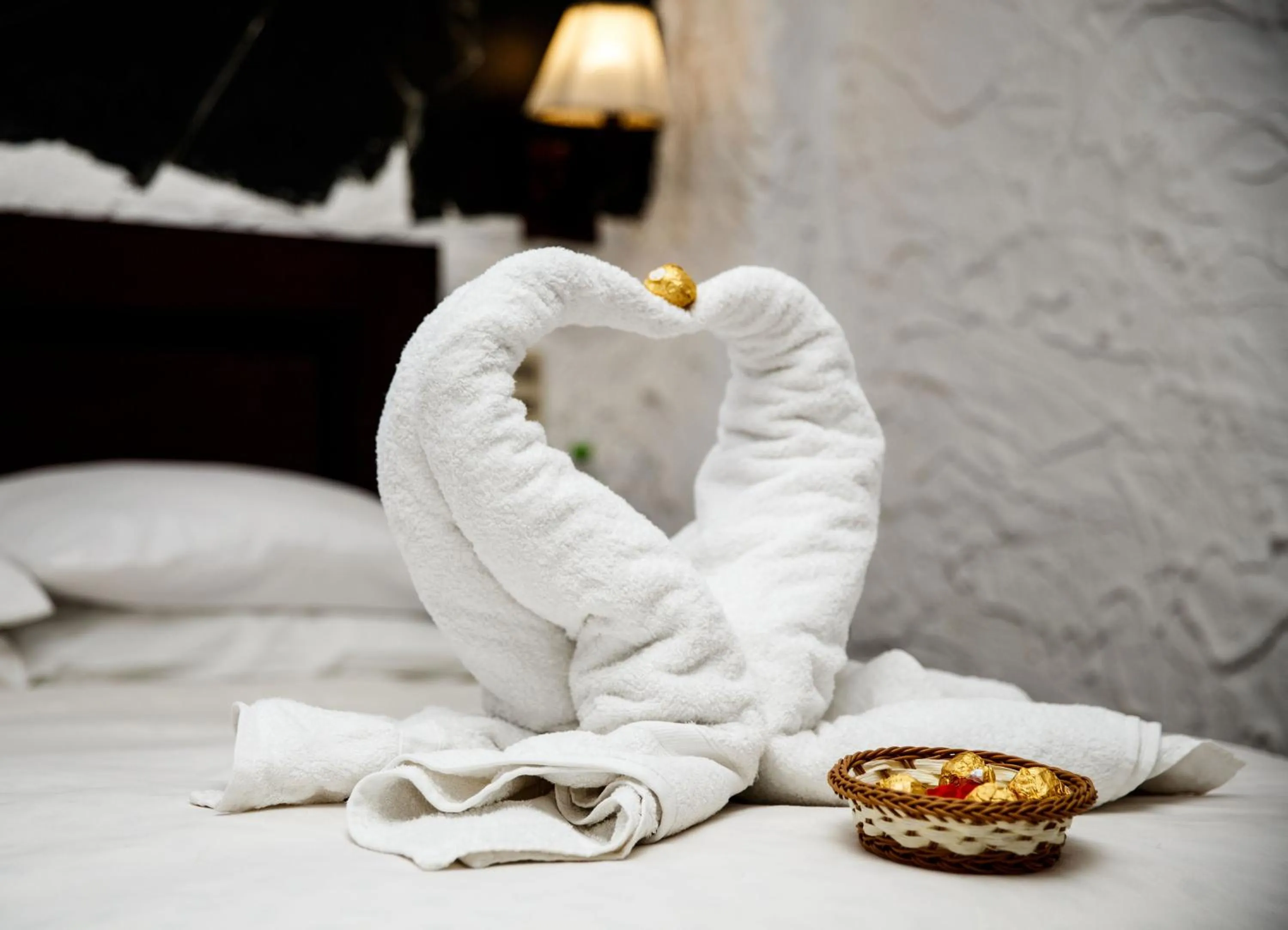 Decorative detail, Bed in KW HOTEL