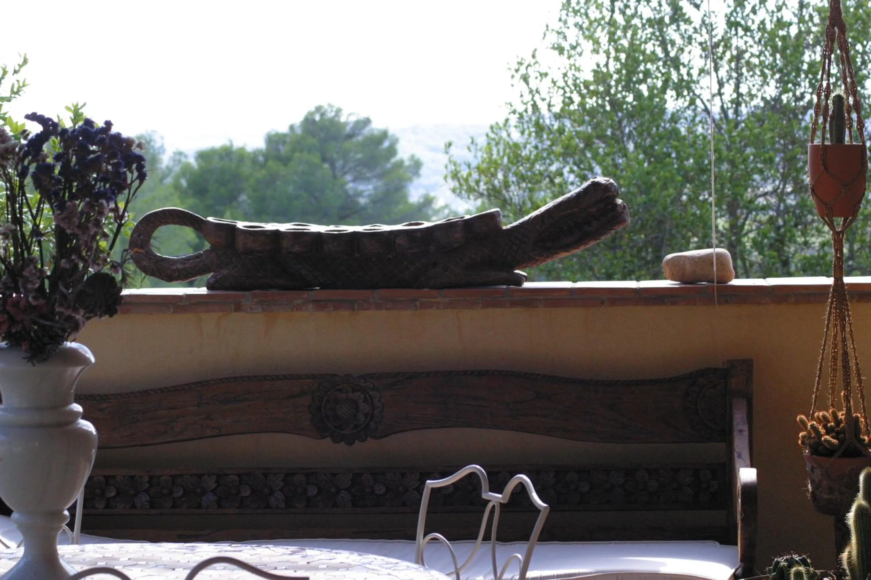 Patio in Vi l'Art Wine Lodge - Only Adults