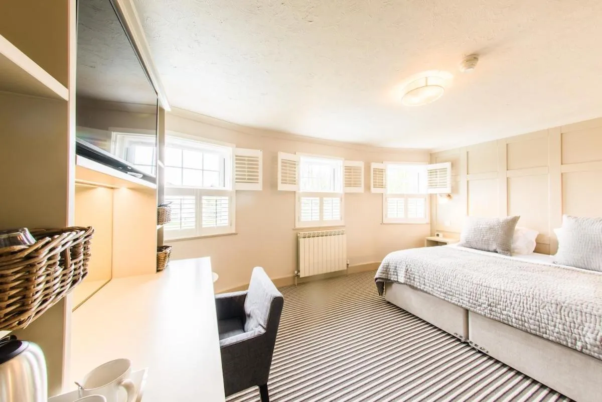 Bed in Les Douvres Hotel