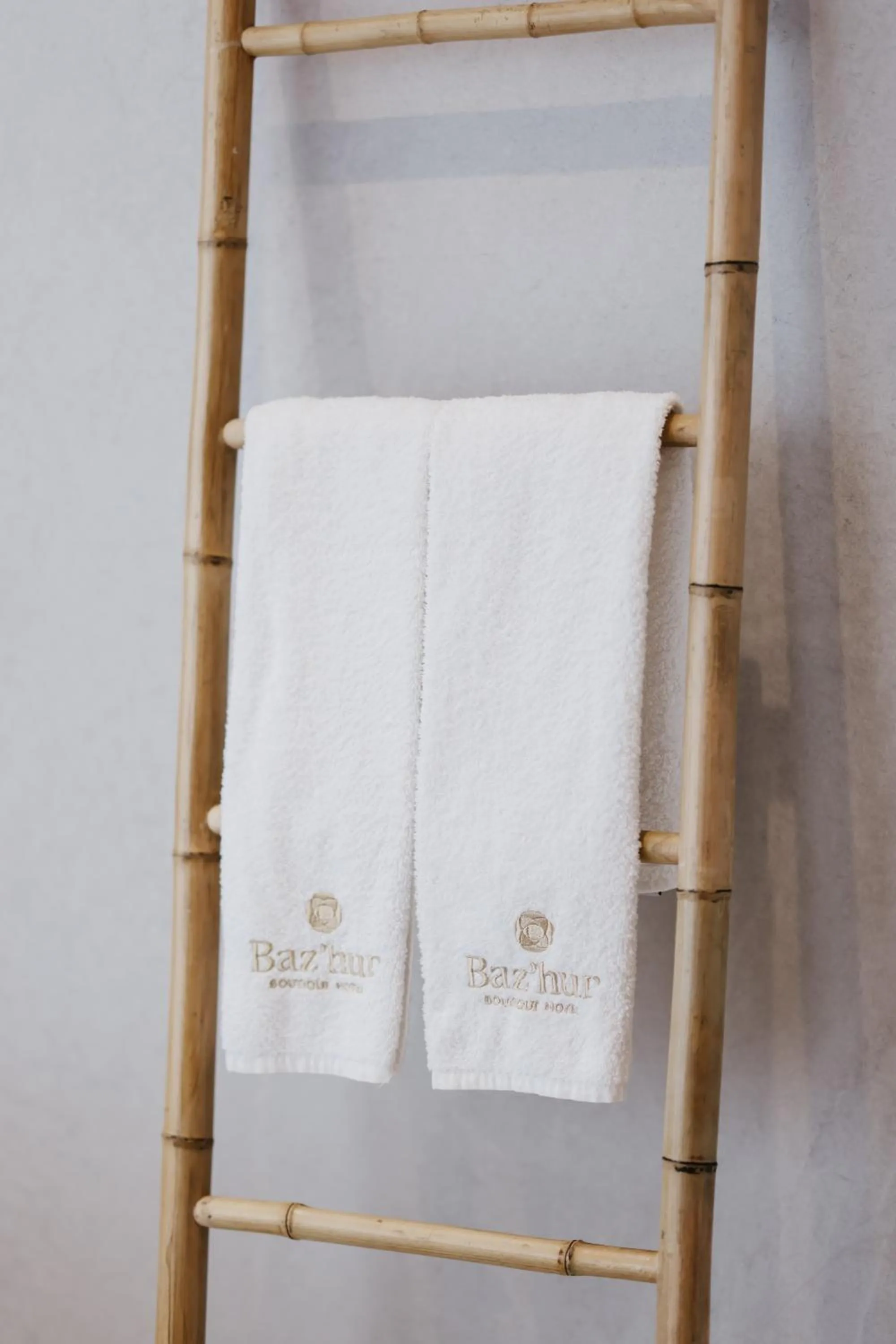 towels in BAZ'HUR Boutique Hotel
