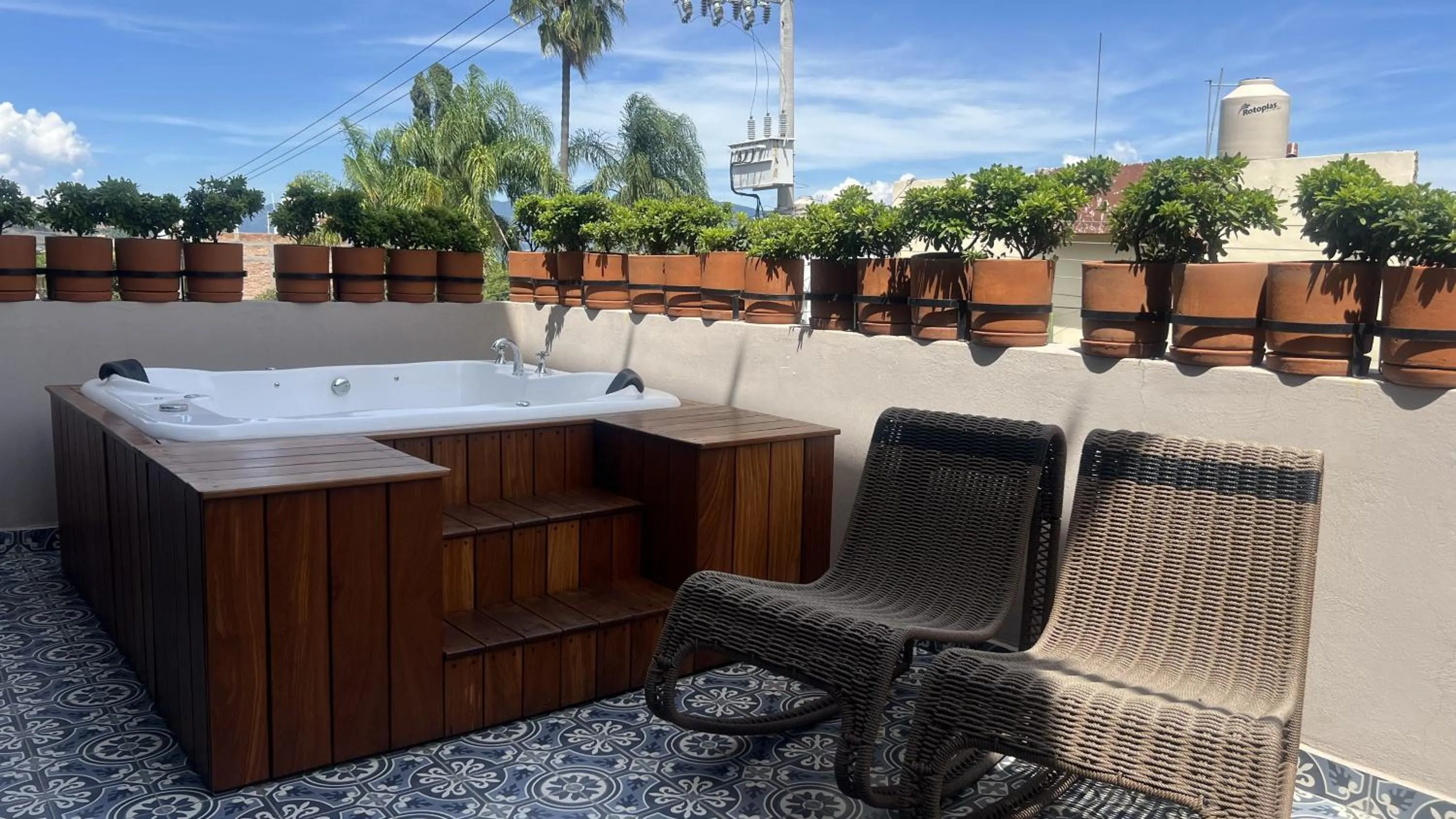 Hot Tub in Hotel Boutique Gloriagave