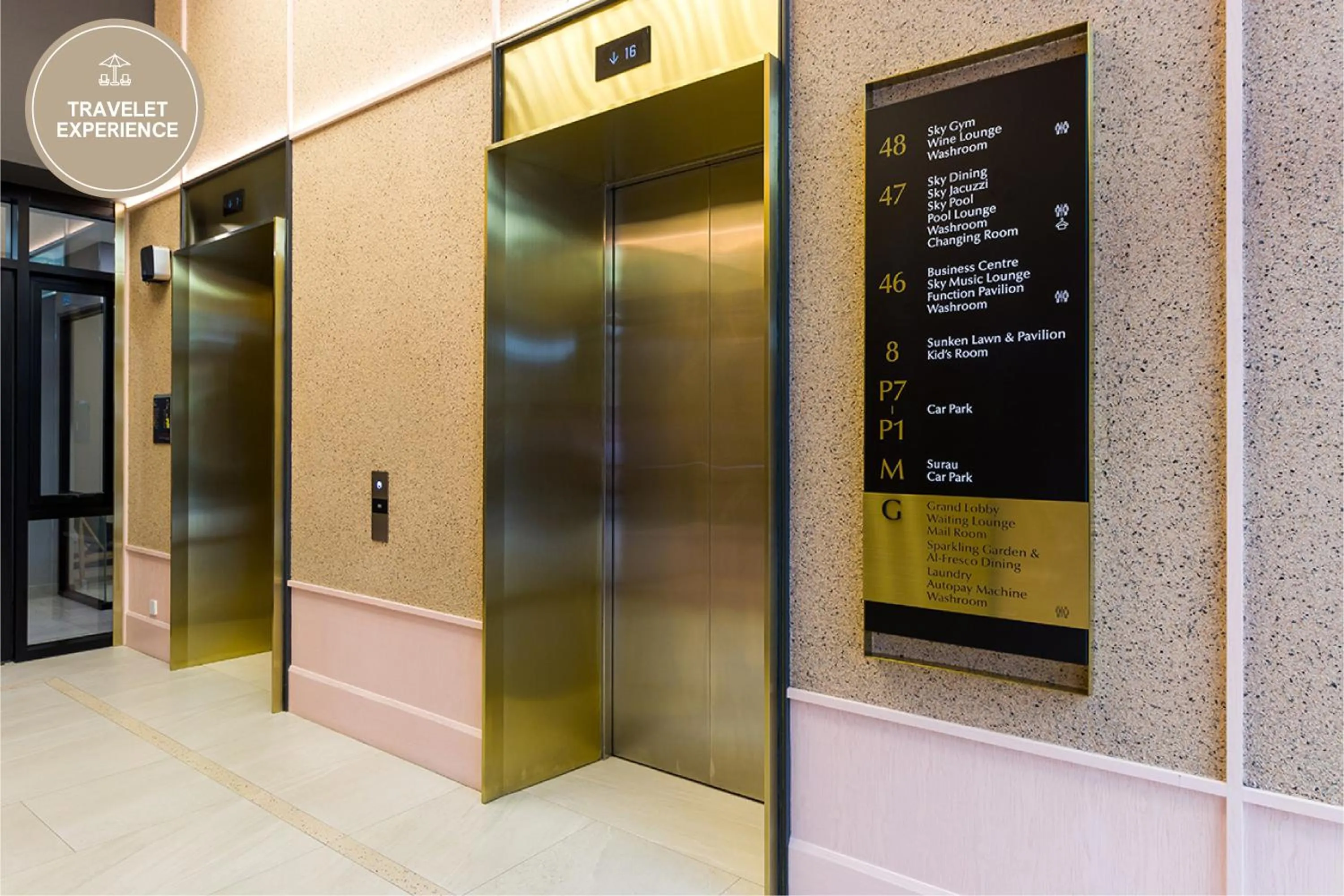 elevator in Scarletz Suites KLCC, Travelet