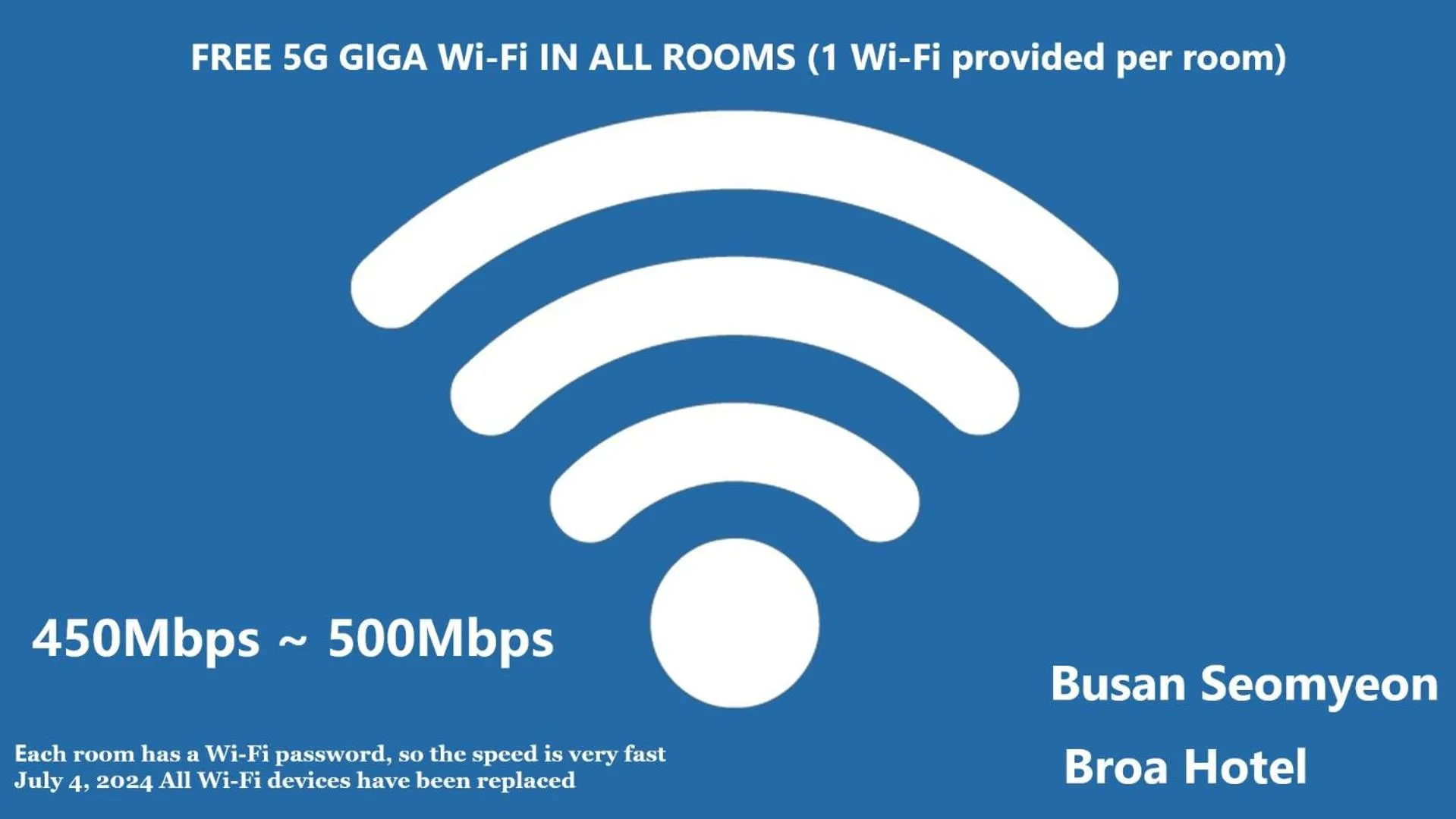 Text overlay in Busan Seomyeon Broa Hotel