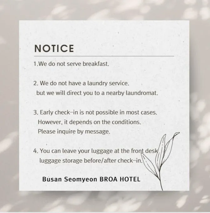 Busan Seomyeon Broa Hotel