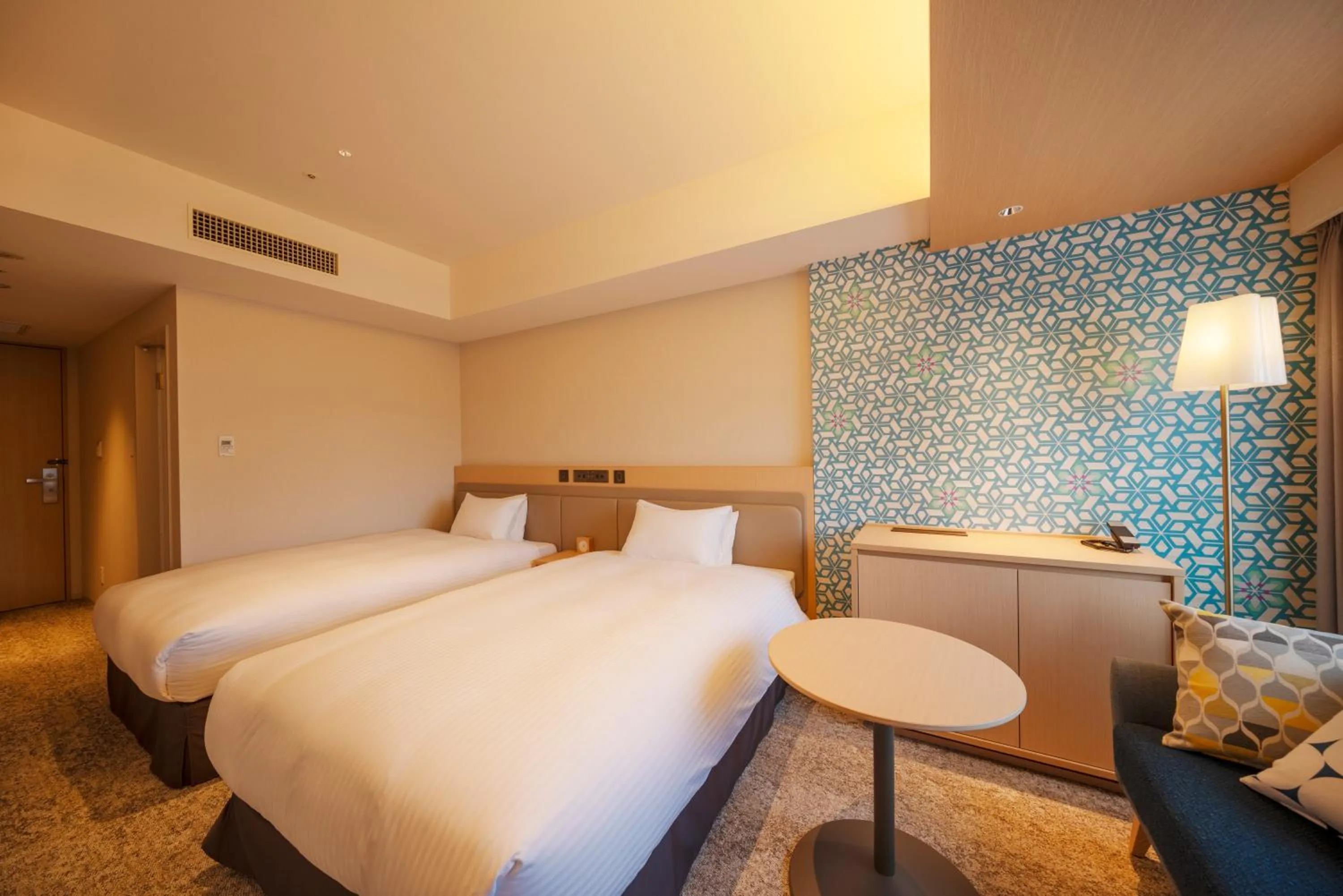 Bed in Hotel Emion Sapporo