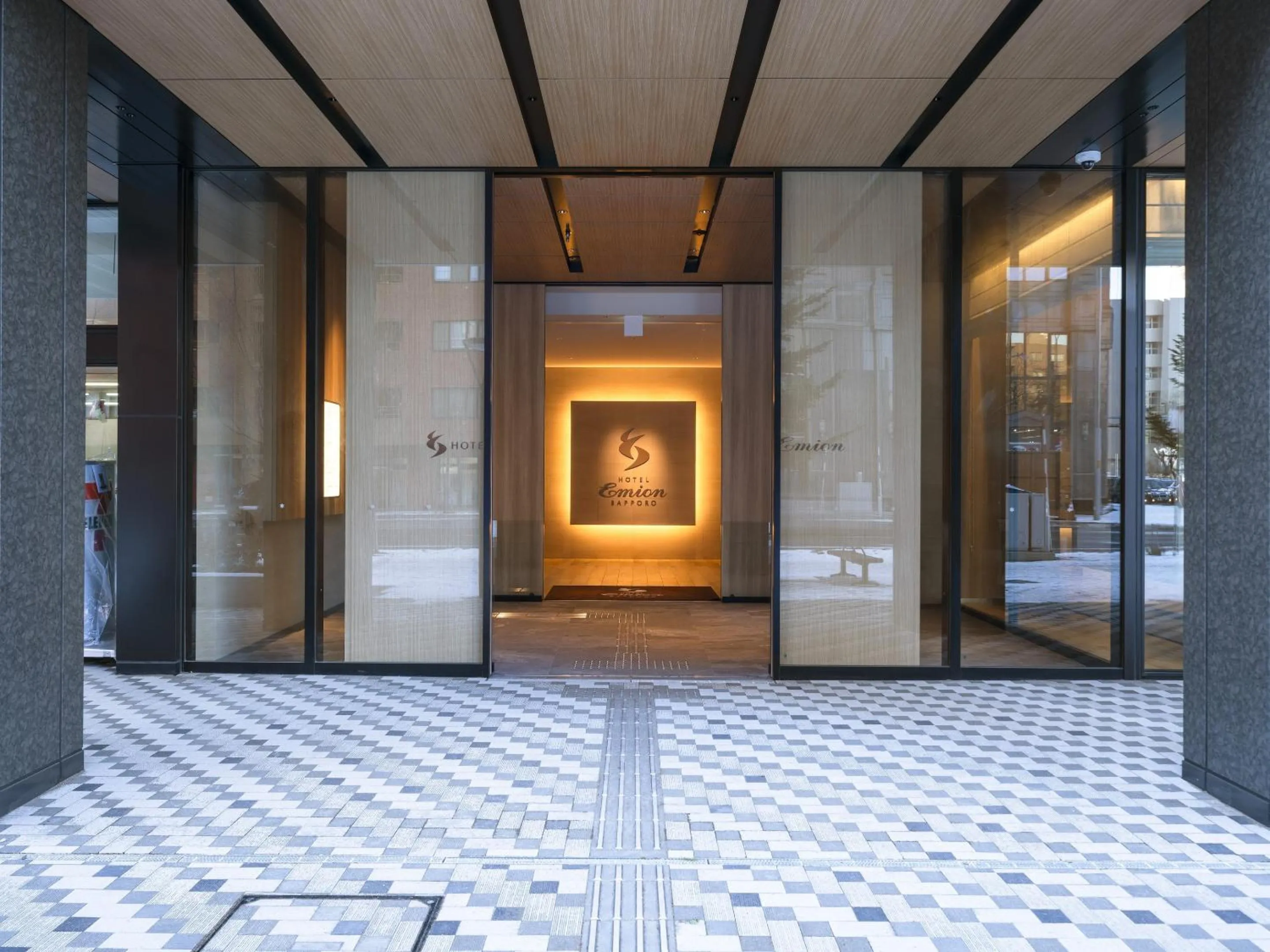 Facade/entrance in Hotel Emion Sapporo