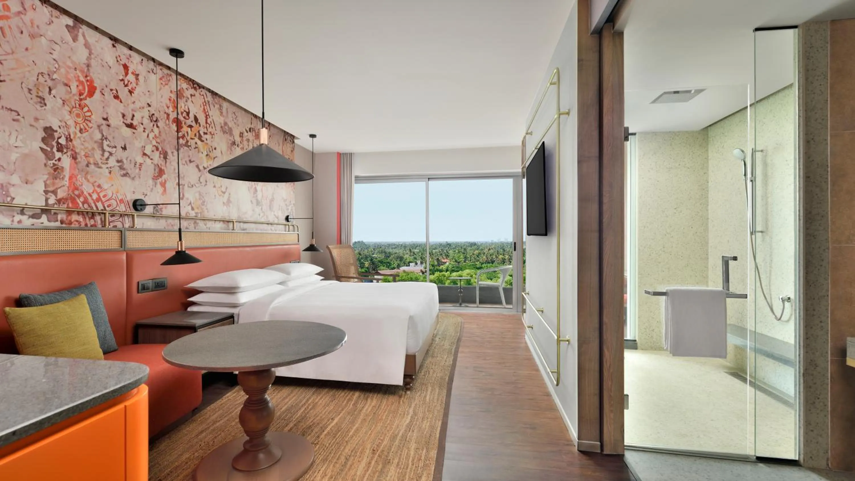 City view, Bed in The Artiste, Kochi, A Tribute Portfolio Hotel , Forum Mall