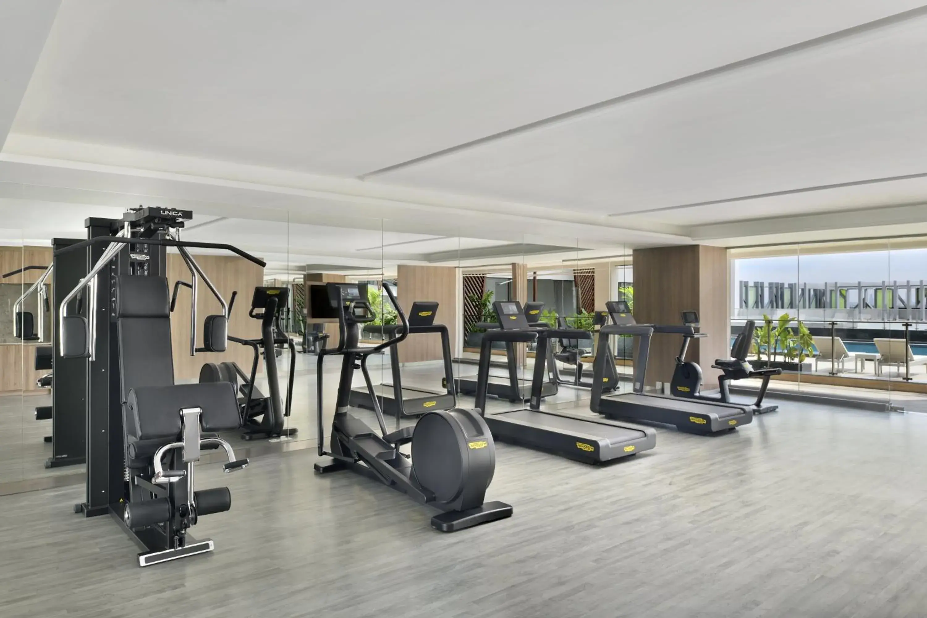 Fitness centre/facilities in The Artiste, Kochi, A Tribute Portfolio Hotel by Marriott Fitness centre/facilities in The Artiste, Kochi, A Tribute Portfolio Hotel by Marriott