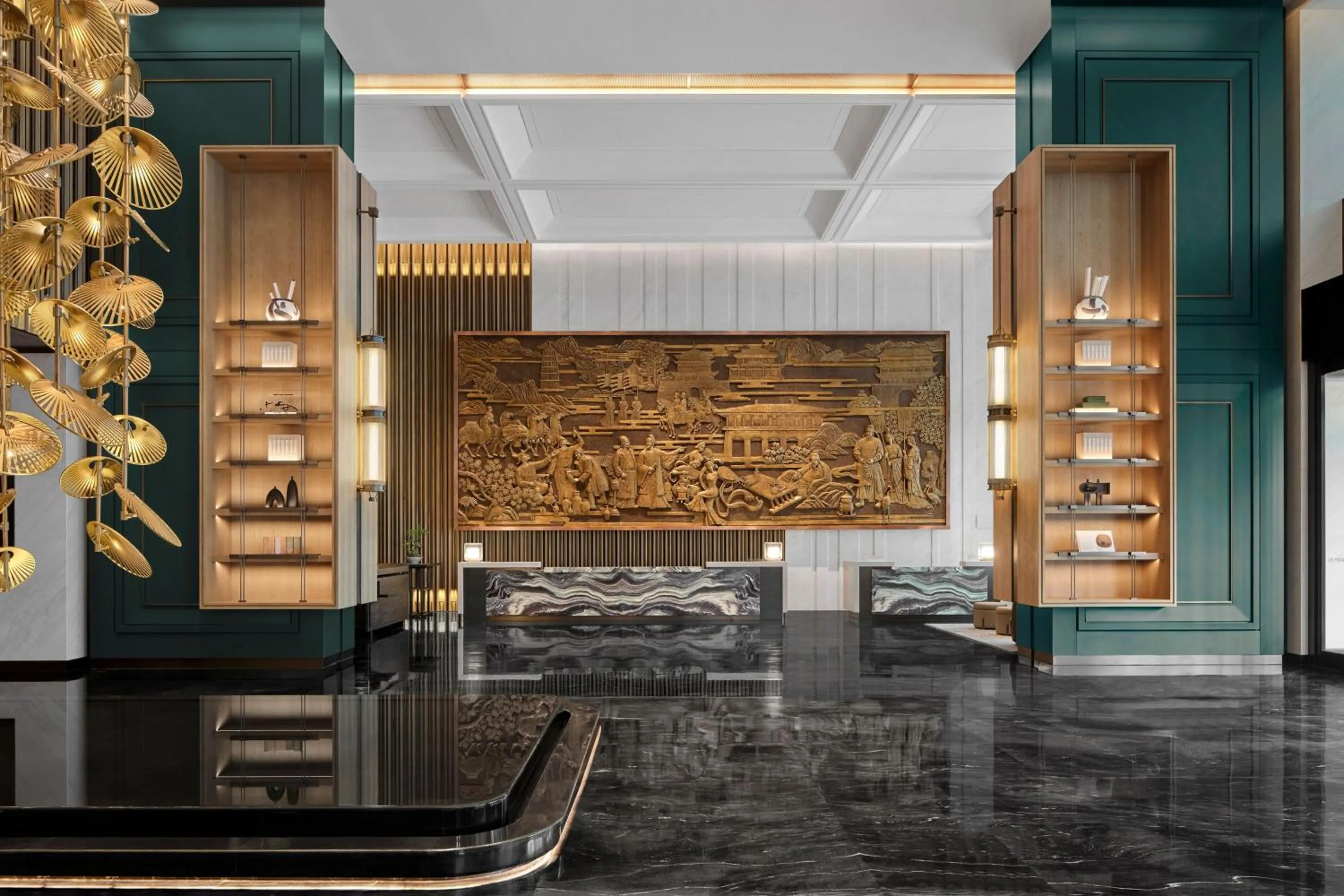 Lobby or reception in JW Marriott Hotel Xi'an Southwest