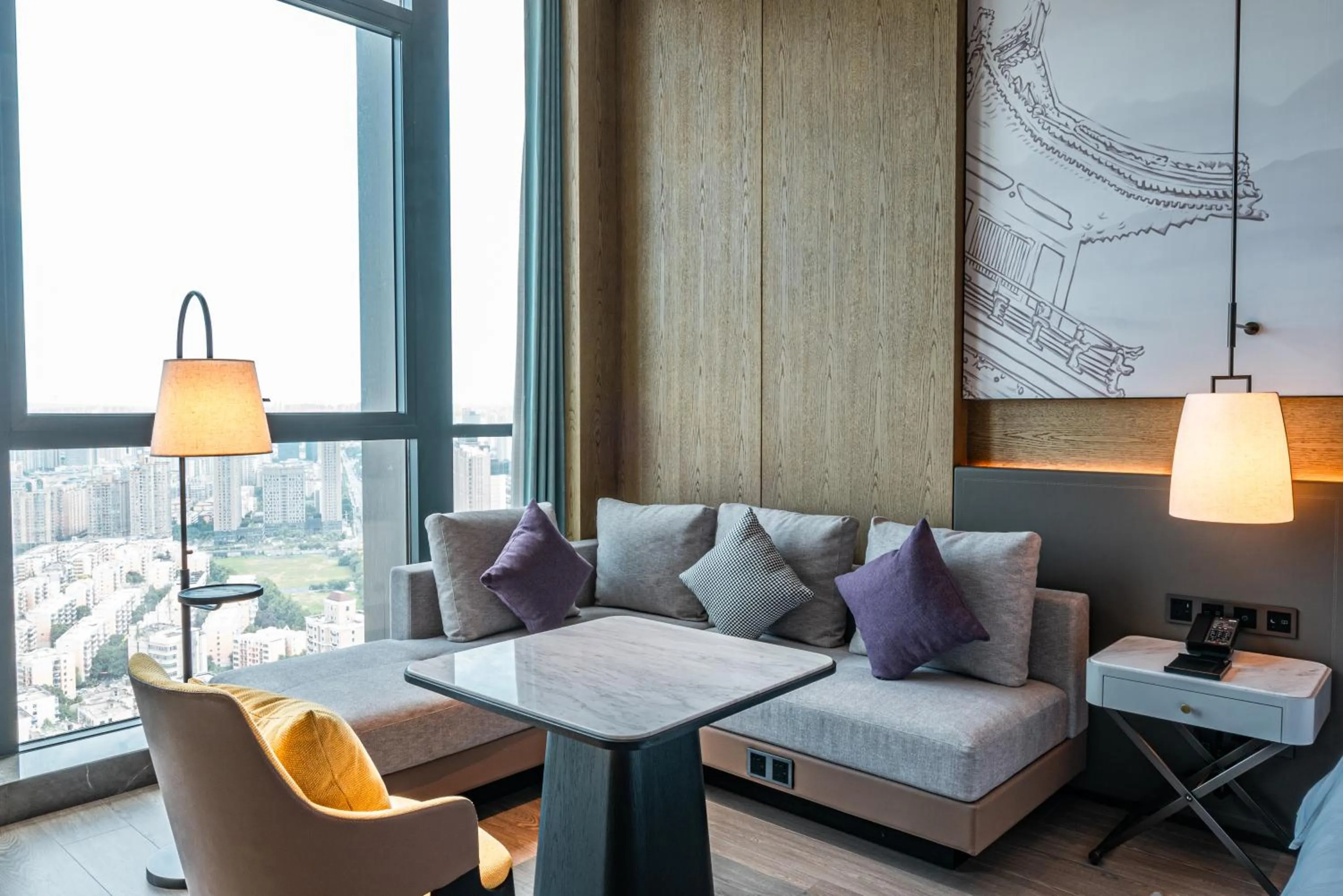 Seating area in JW Marriott Hotel Xi'an Southwest