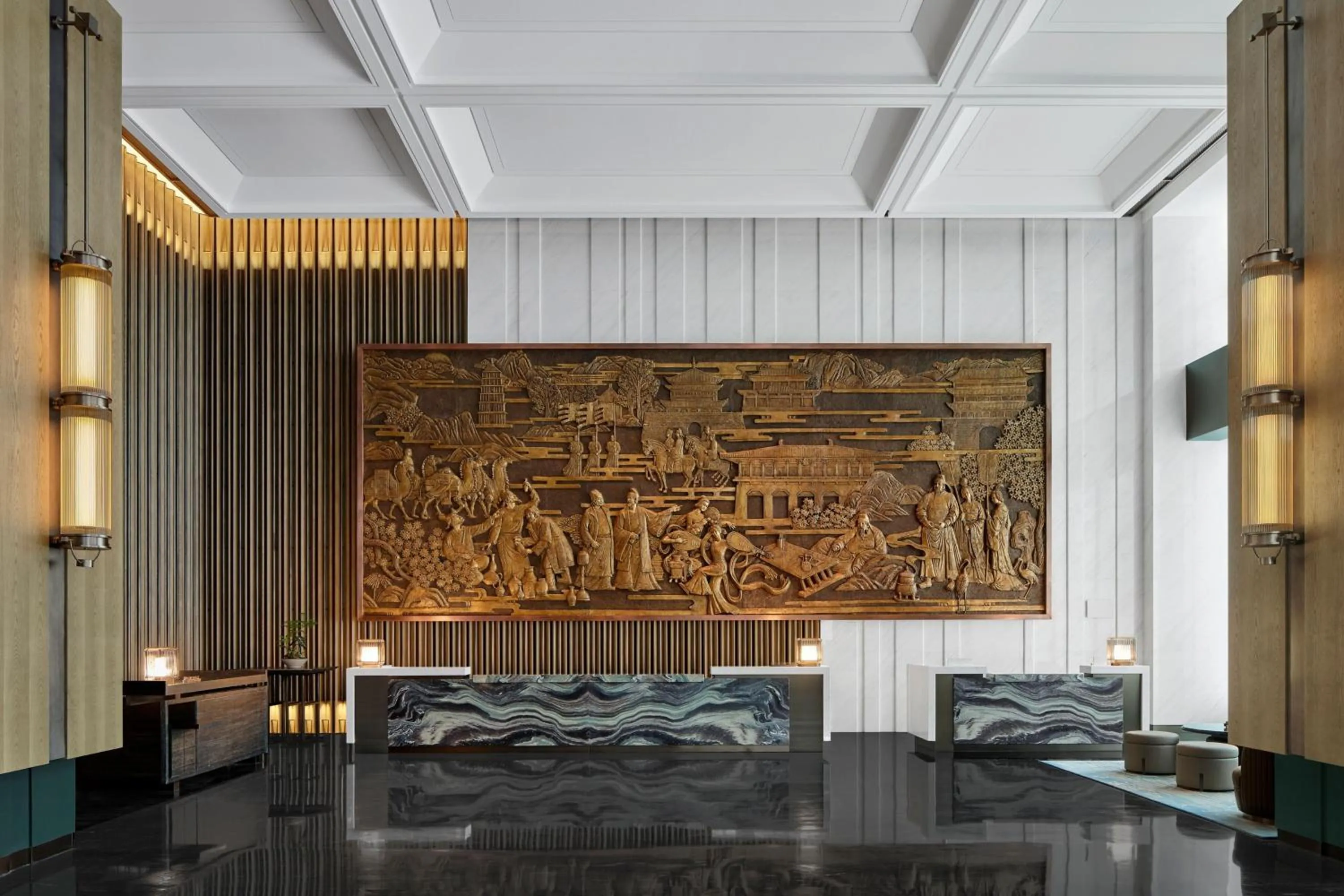 Lobby or reception in JW Marriott Hotel Xi'an Southwest