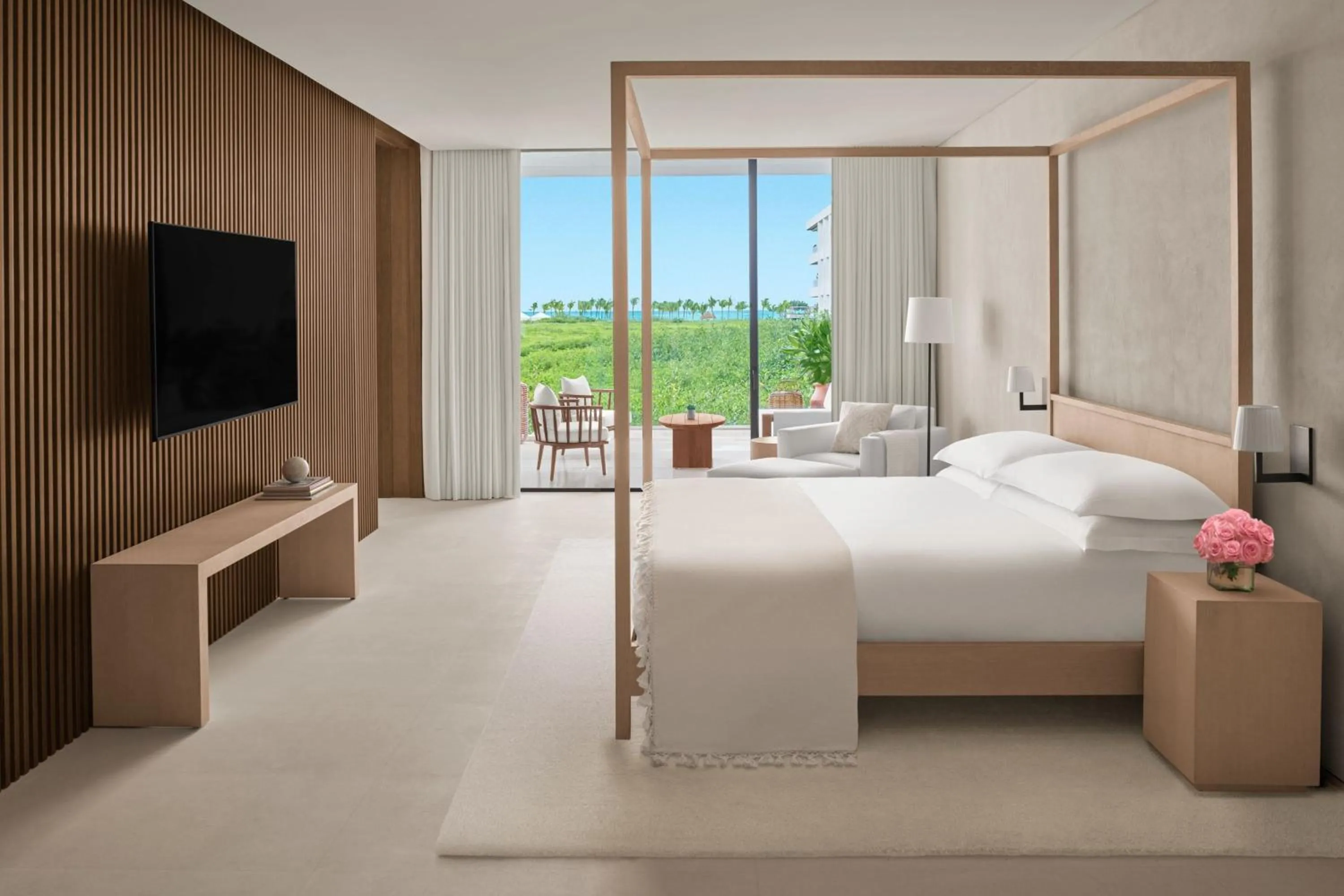 Bedroom, Bed in The Riviera Maya EDITION at Kanai
