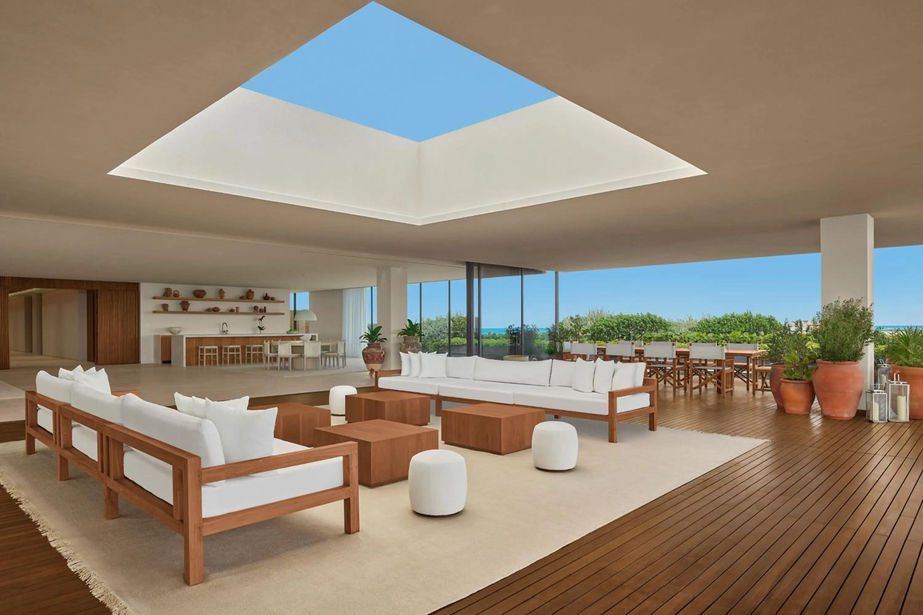 Living room in The Riviera Maya EDITION at Kanai