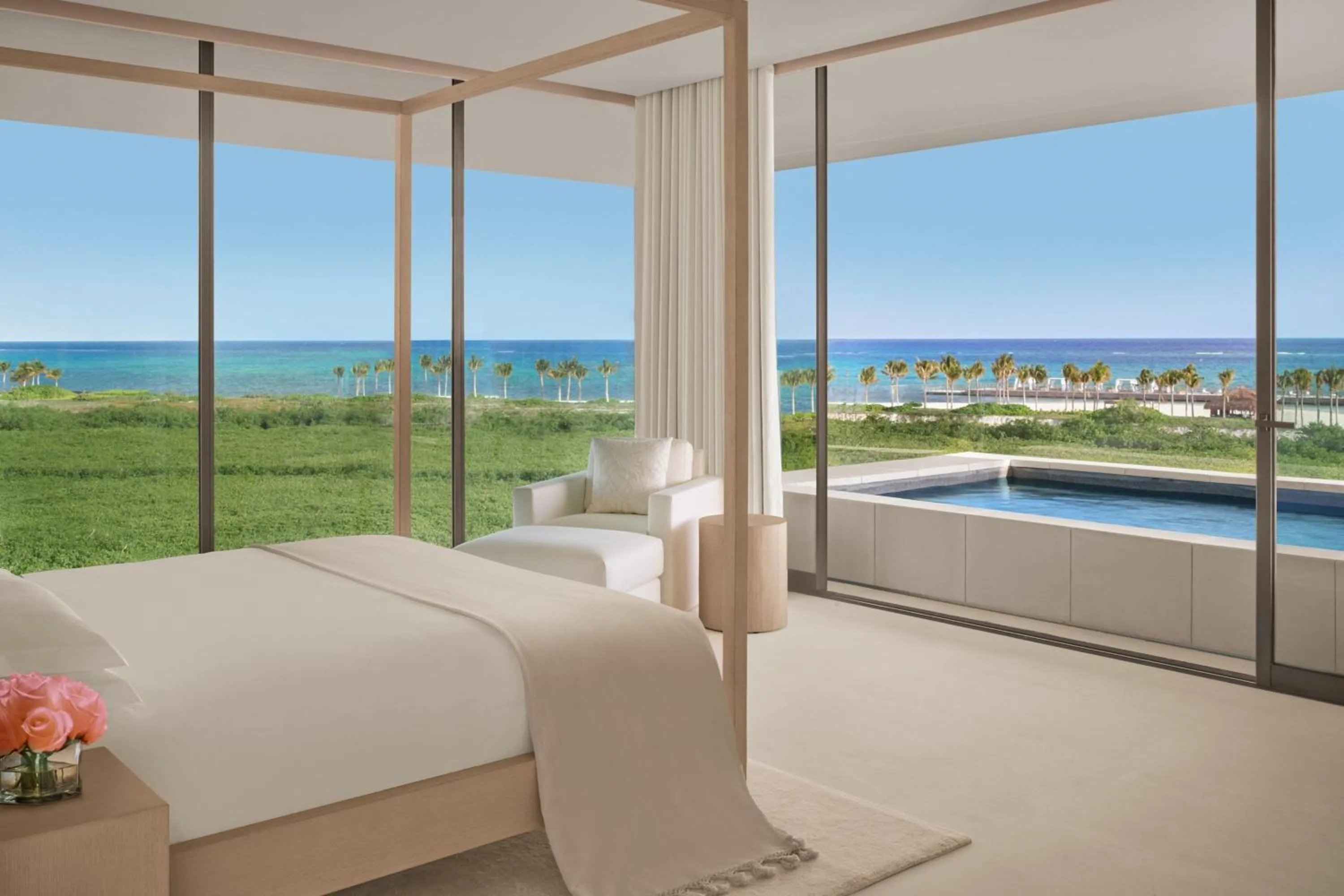 Bedroom, Bed in The Riviera Maya EDITION at Kanai
