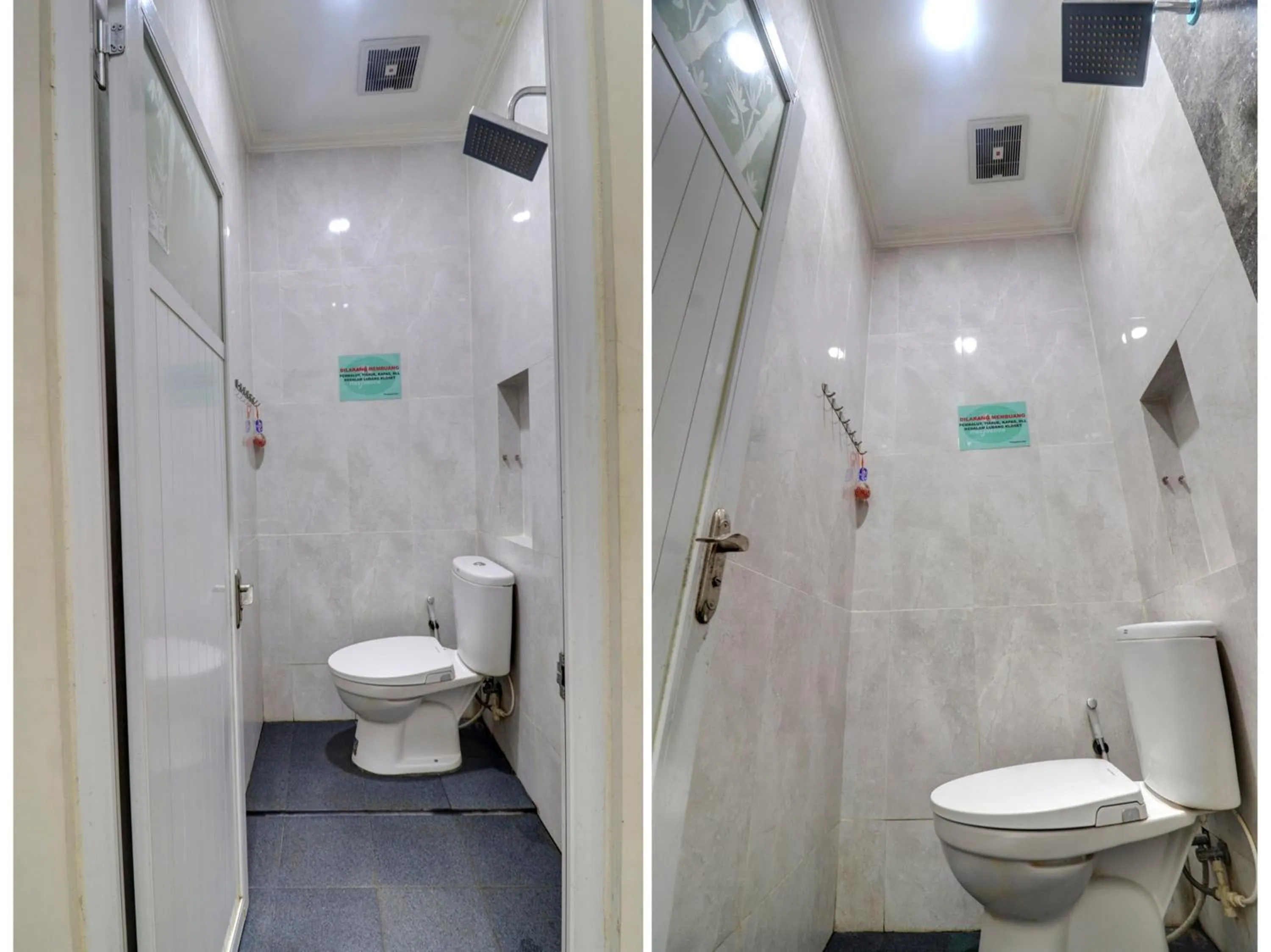 Bathroom in OYO Life 92707 D-akomiba Residence