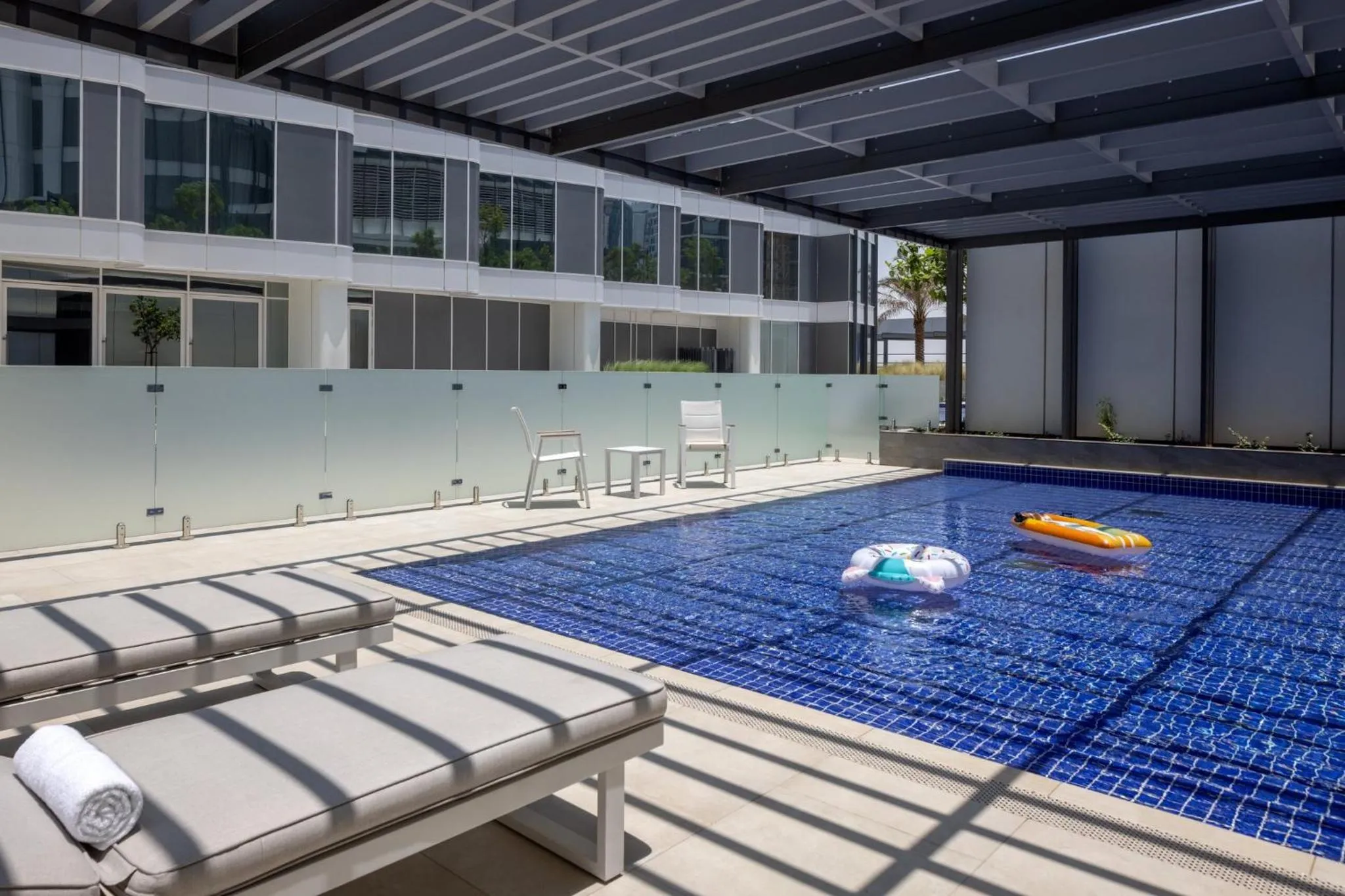 Swimming pool in Holiday Inn Dubai Business Bay by IHG