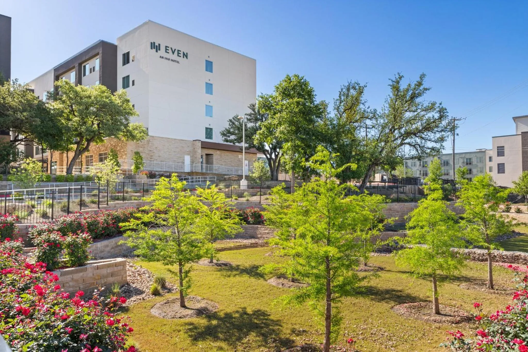 Property building in EVEN Hotel Austin Uptown near the Domain by IHG