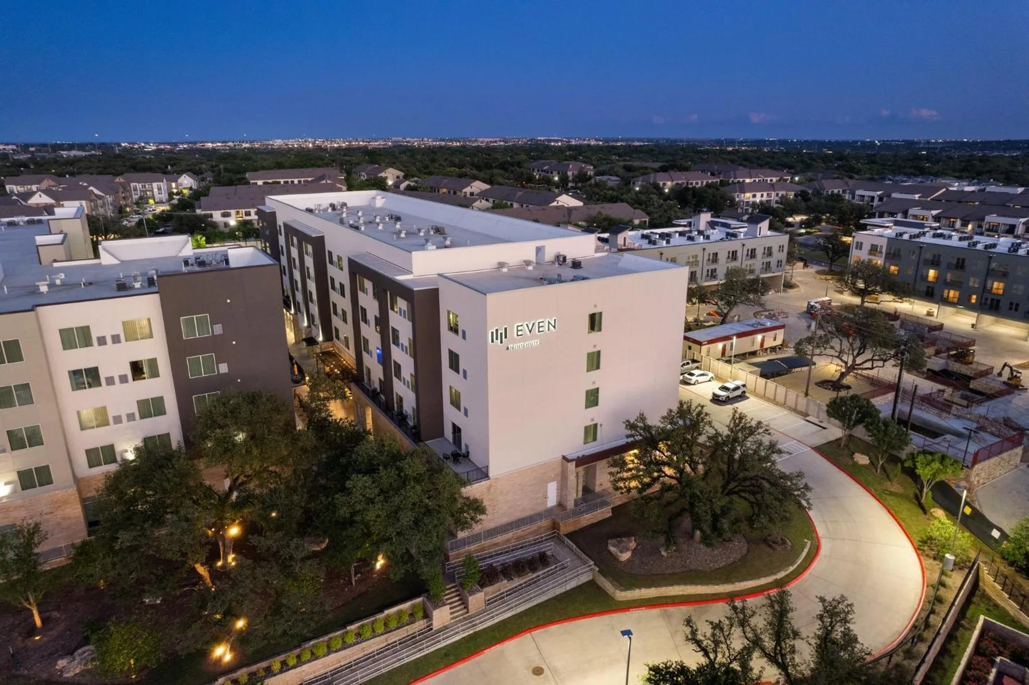 Property building in EVEN Hotel Austin Uptown near the Domain by IHG