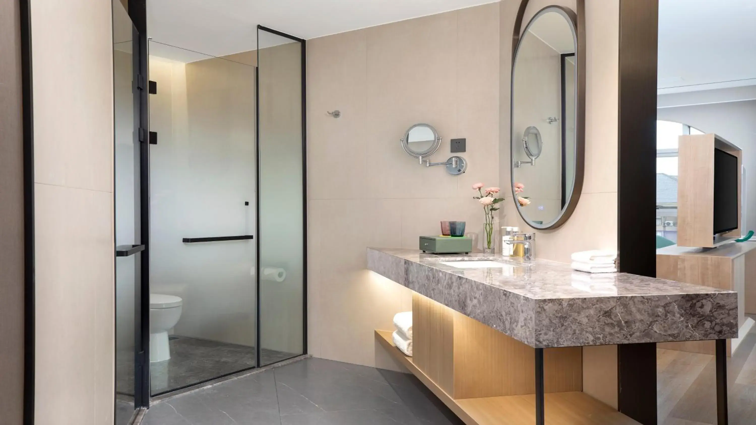 Bathroom in Holiday Inn Tongxiang Bathroom in Holiday Inn Tongxiang