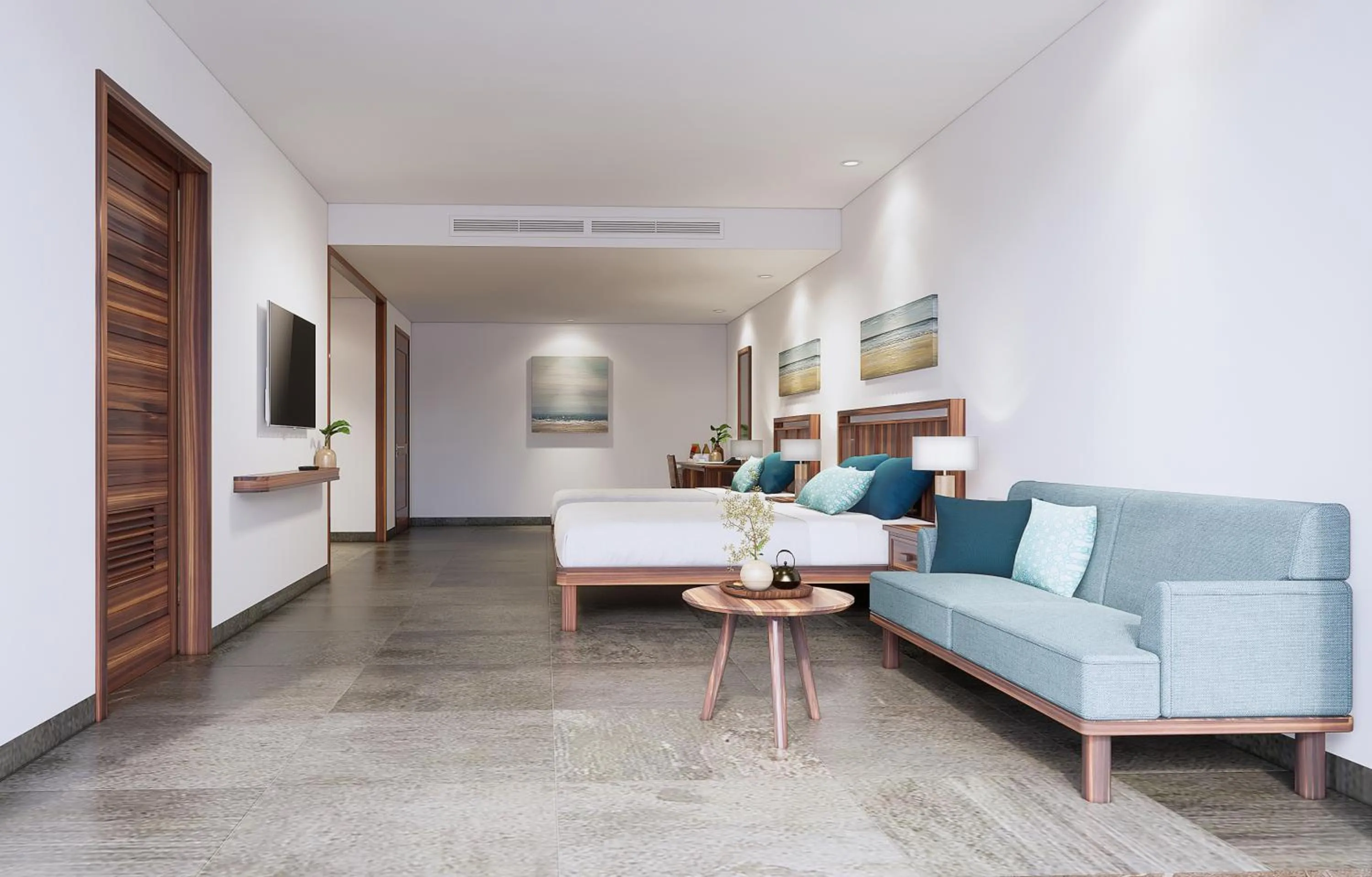 Bed in Asteria Mui Ne Resort