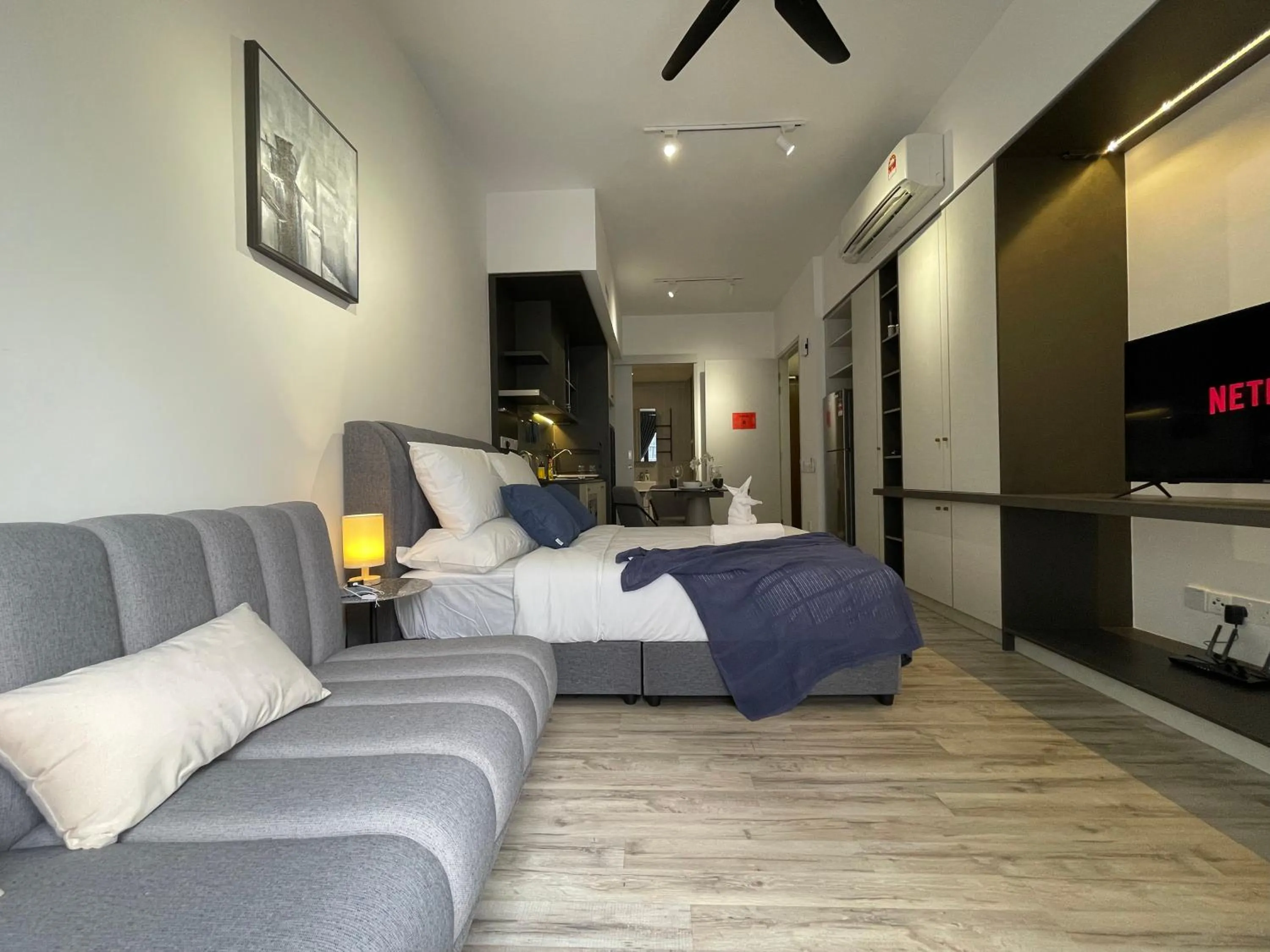 Communal lounge/ TV room in Millerz Square by KL Minsu