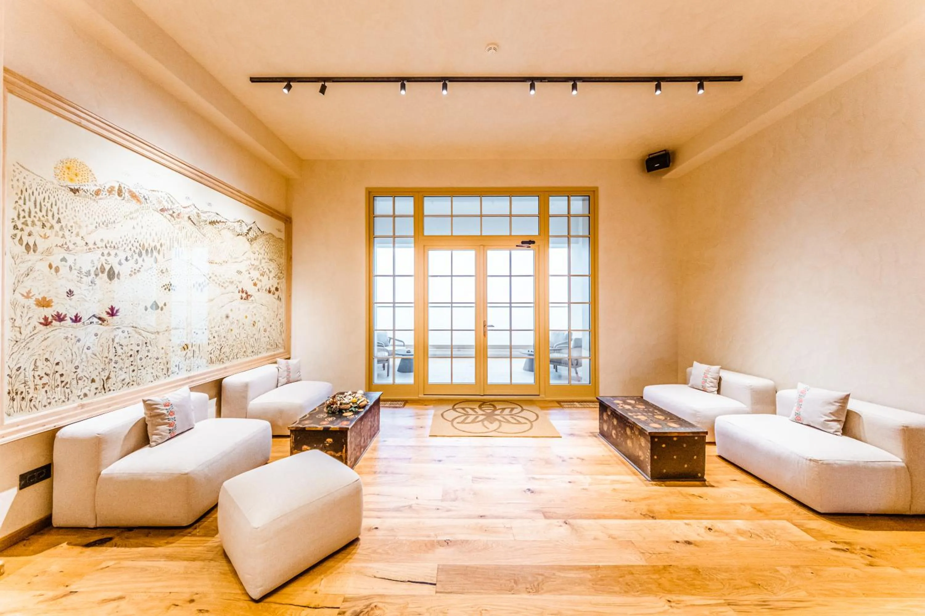 Lobby or reception in Matca Hotel Relais & Châteaux