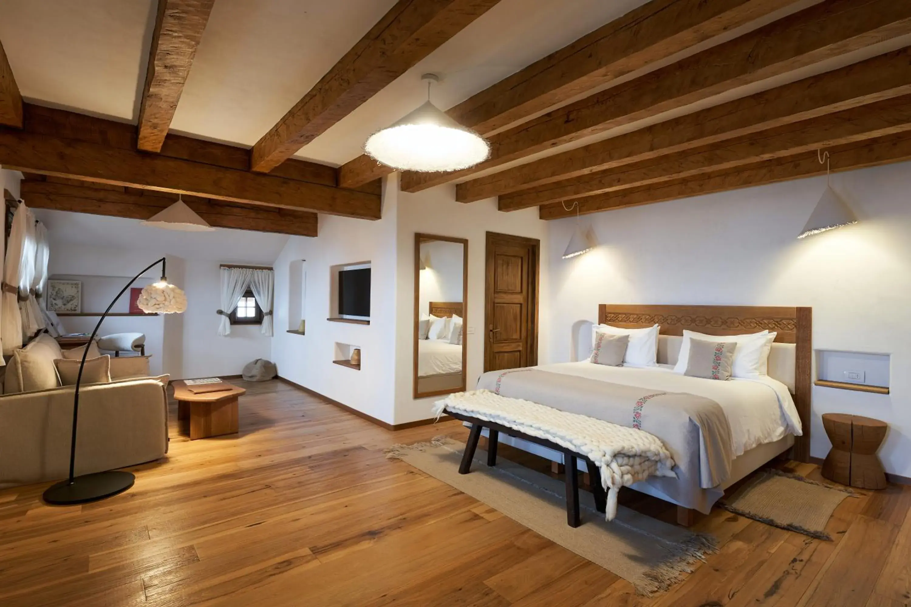 Bed in Matca Hotel Relais & Châteaux Bed in Matca Hotel Relais & Châteaux