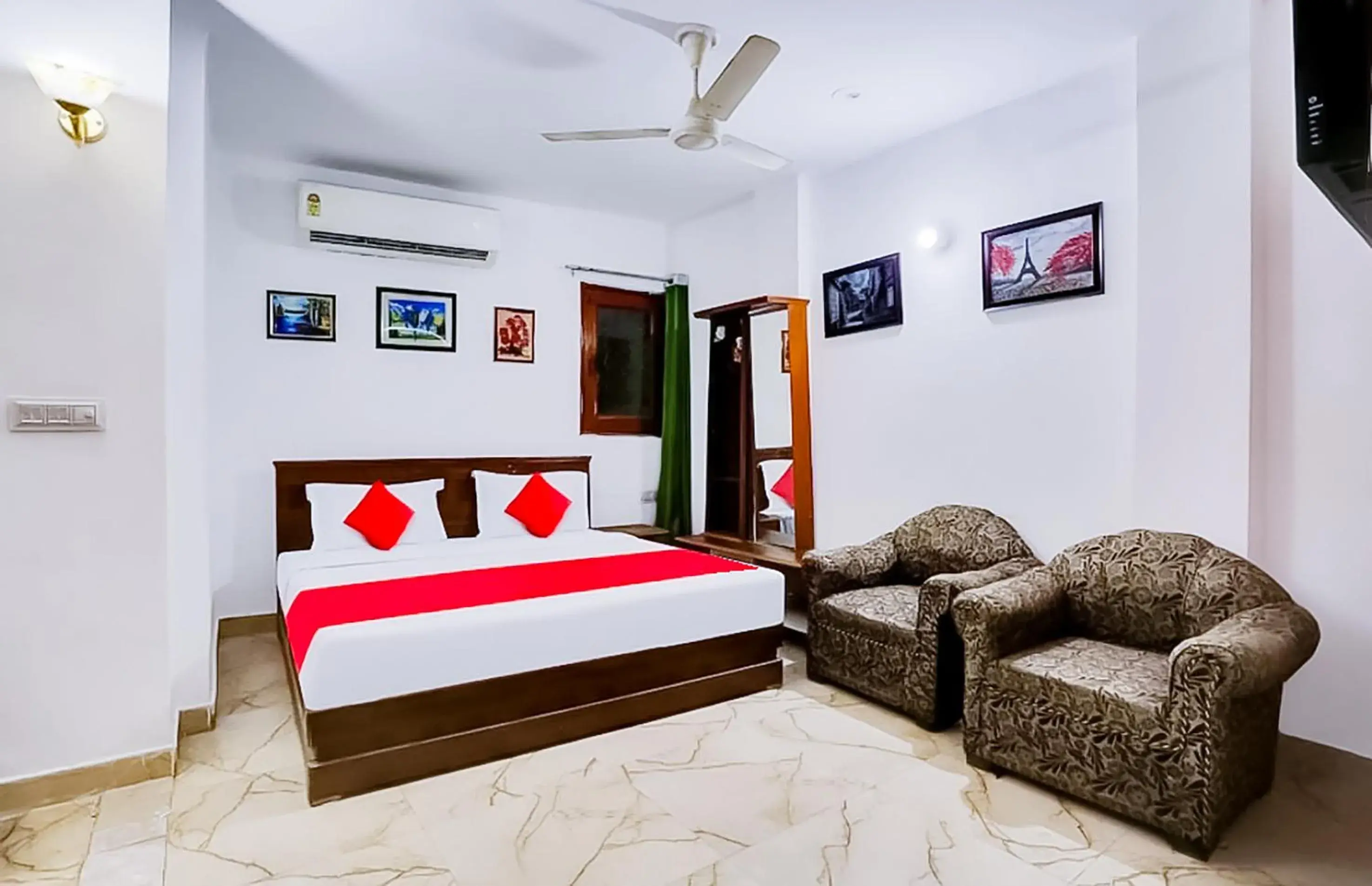 Bed in Roomshala 123 Happy Homes Saket