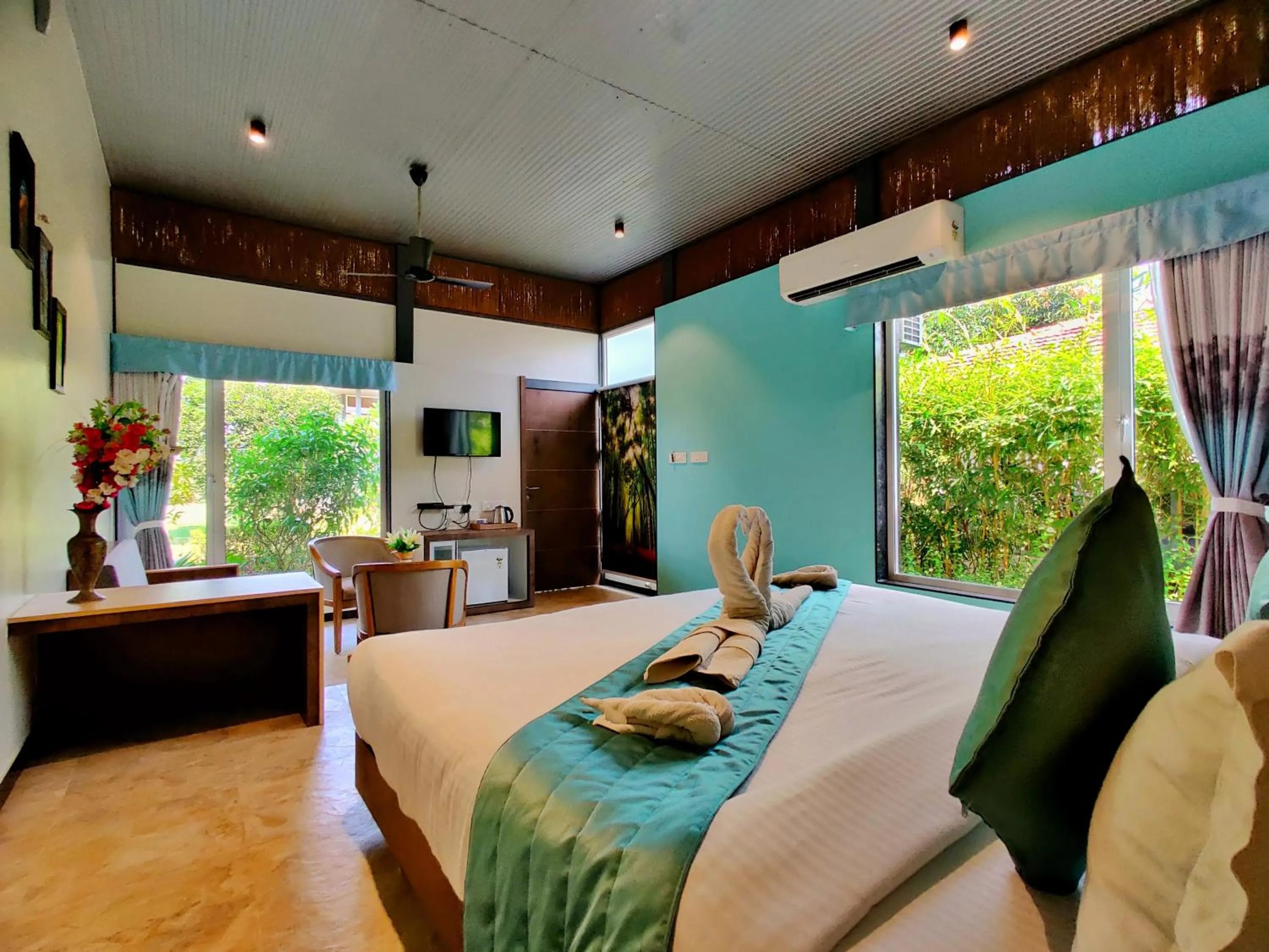 View (from property/room), Bed in Lion Signature Family Resort