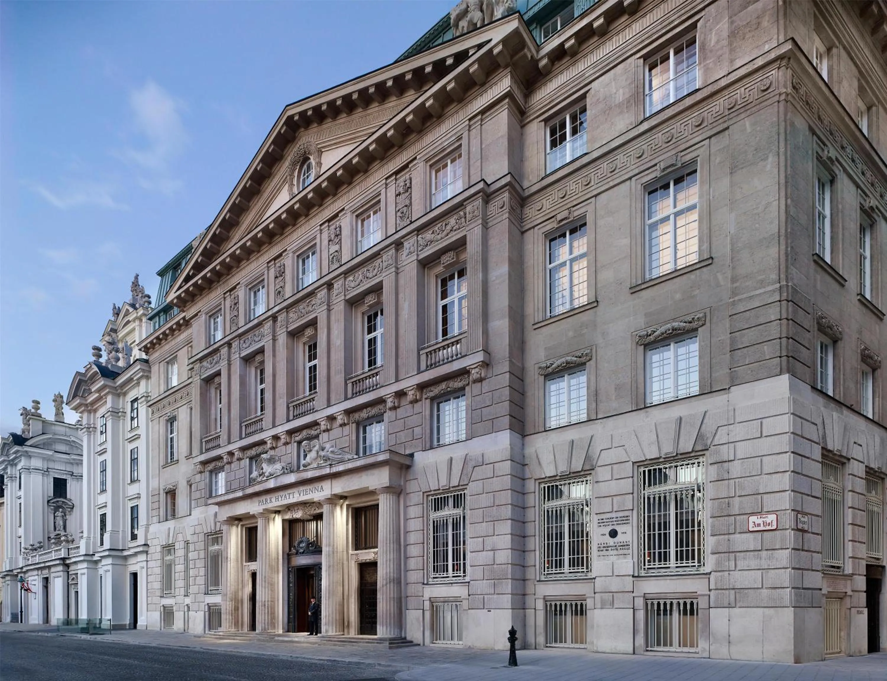 Property building in Park Hyatt Vienna