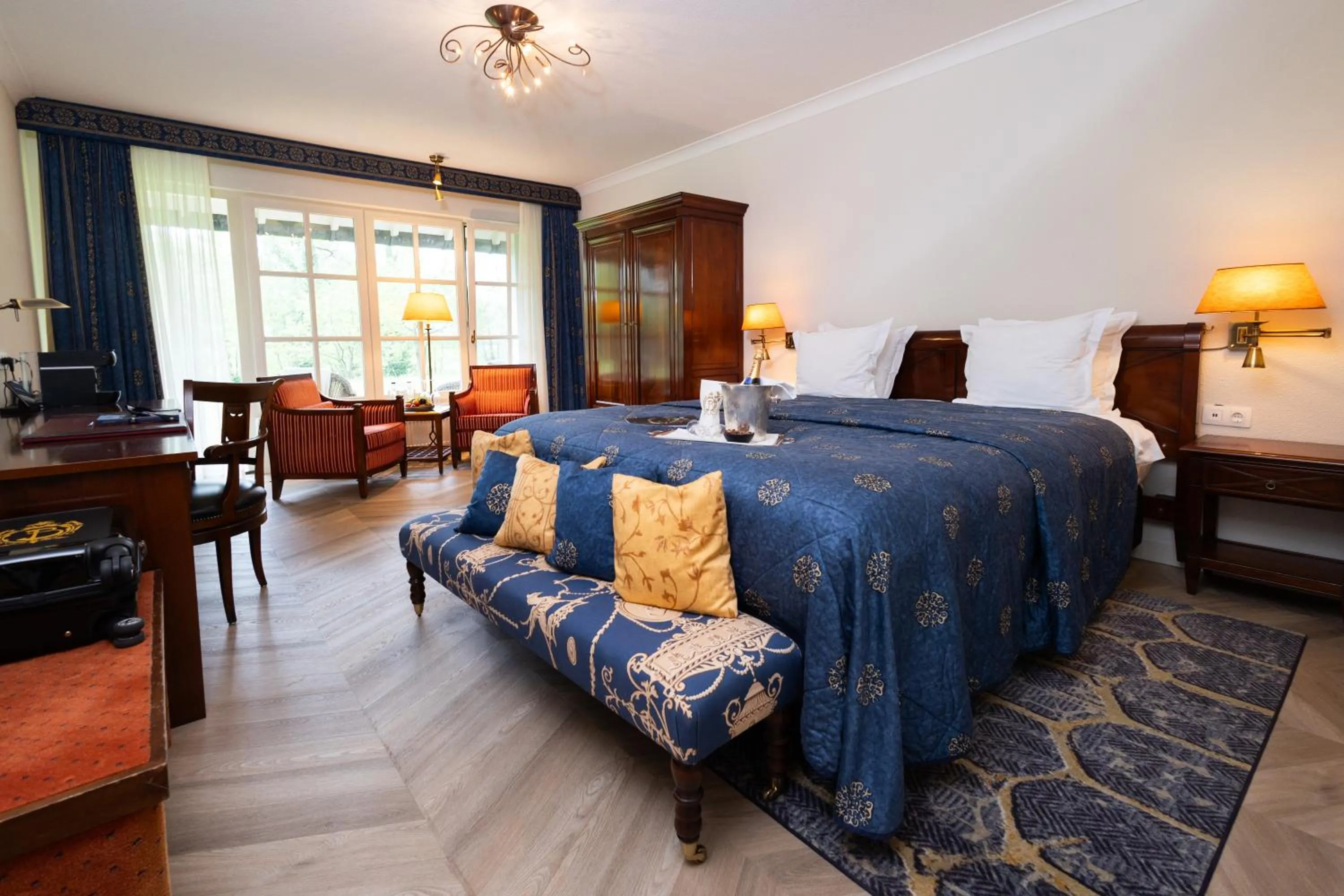 Bed in Landhuishotel De Bloemenbeek