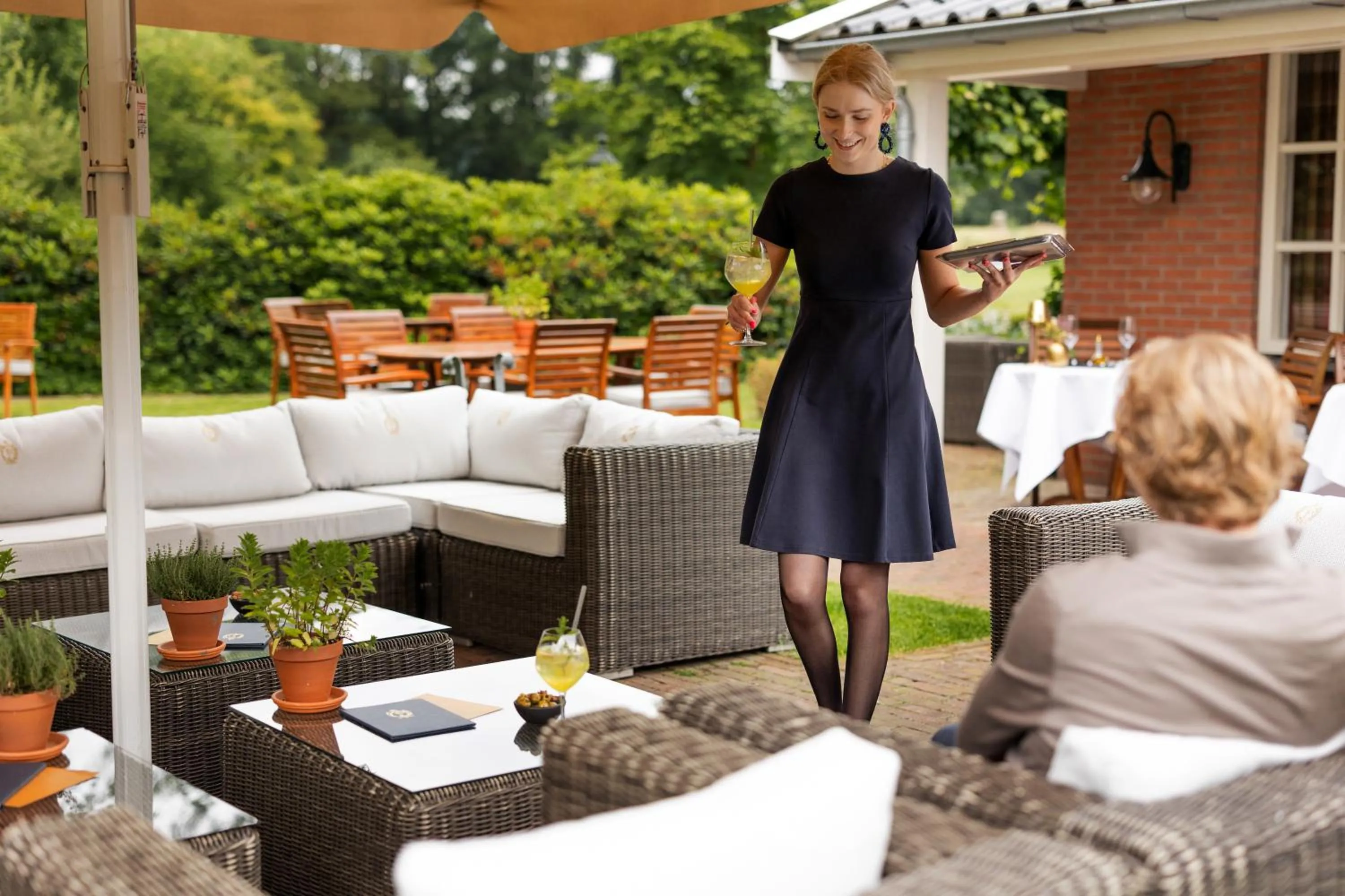 Balcony/Terrace in Landhuishotel De Bloemenbeek