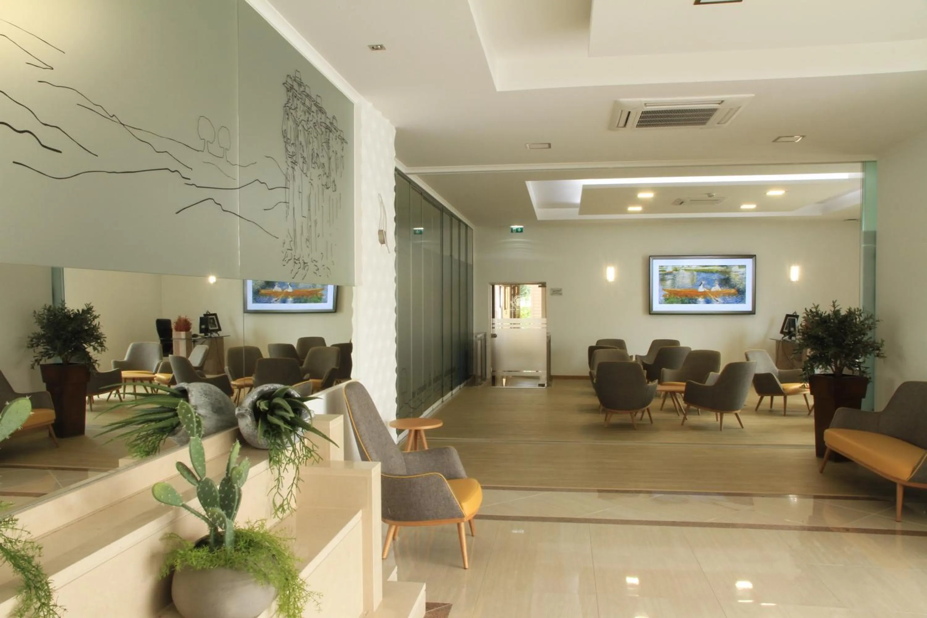 Lobby or reception in Hotel Santa Clara