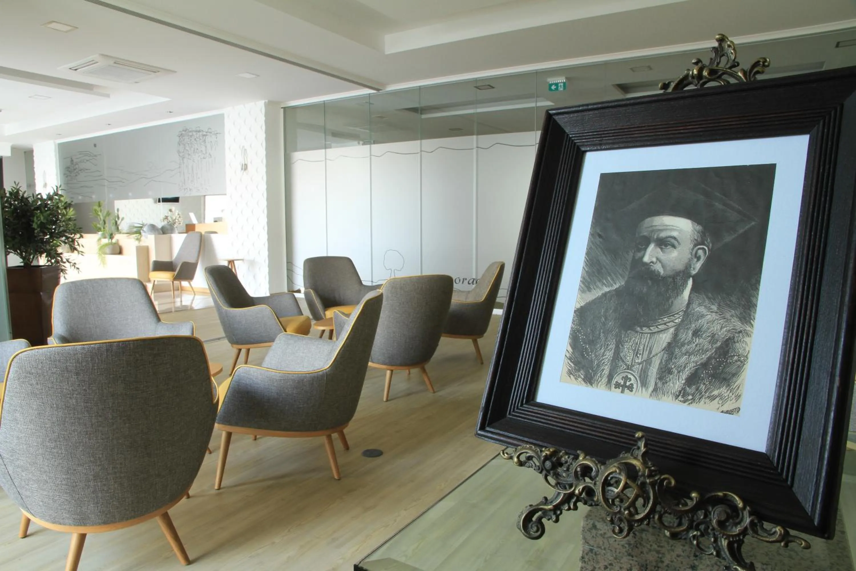 Lobby or reception in Hotel Santa Clara