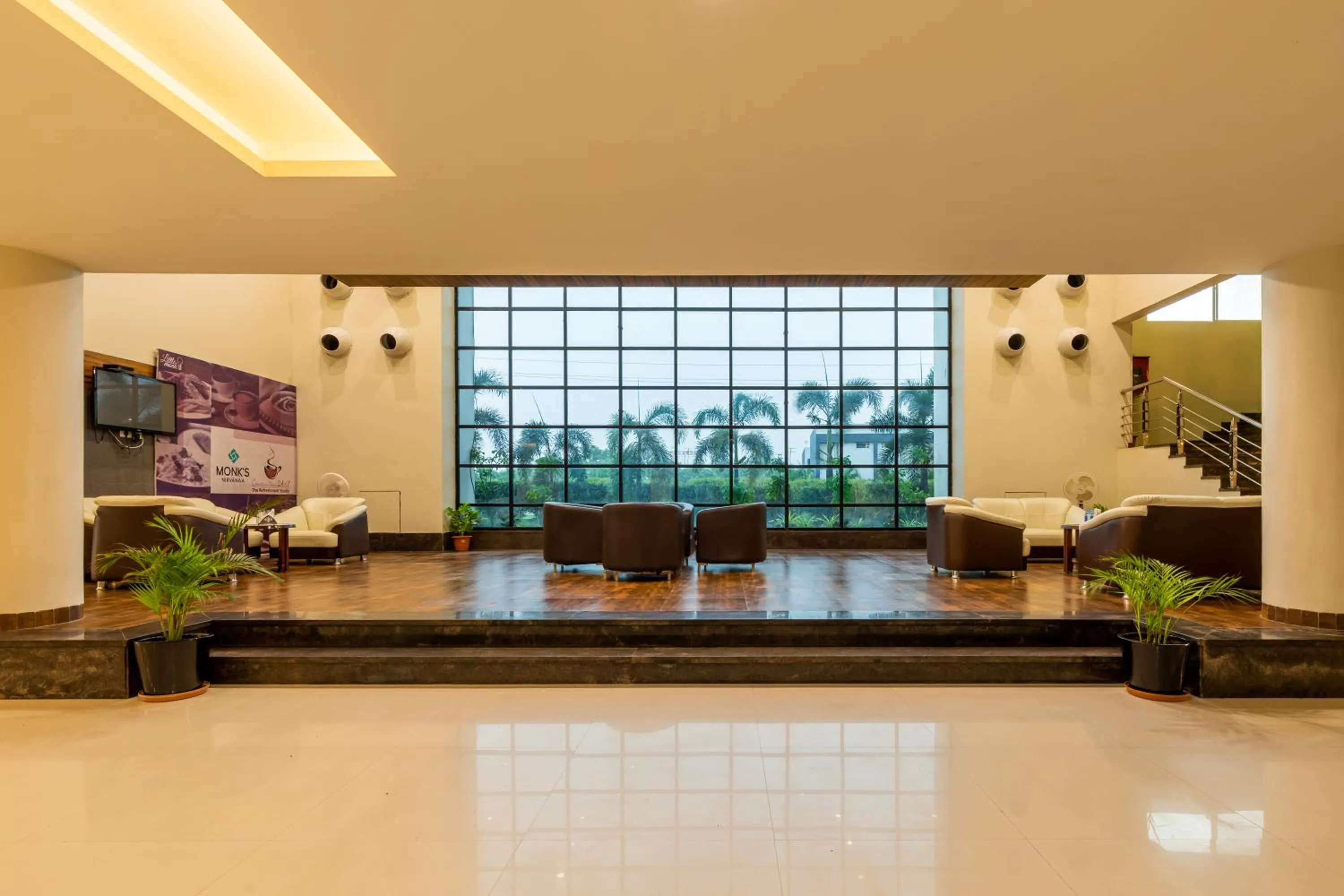 Lobby or reception in Monk's Nirvanaa Hotel & Resort