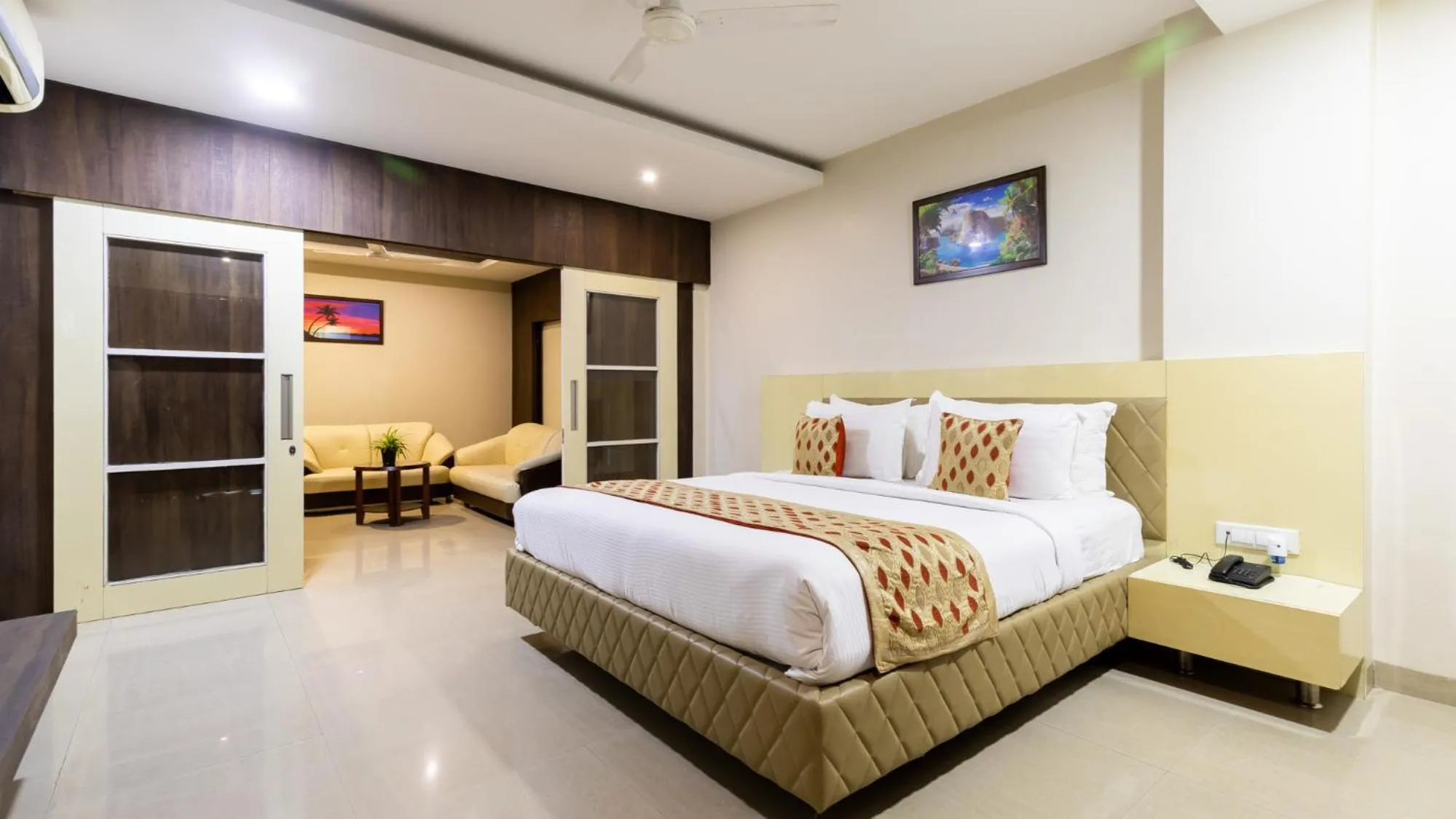 Bedroom in Monk's Nirvanaa Hotel & Resort