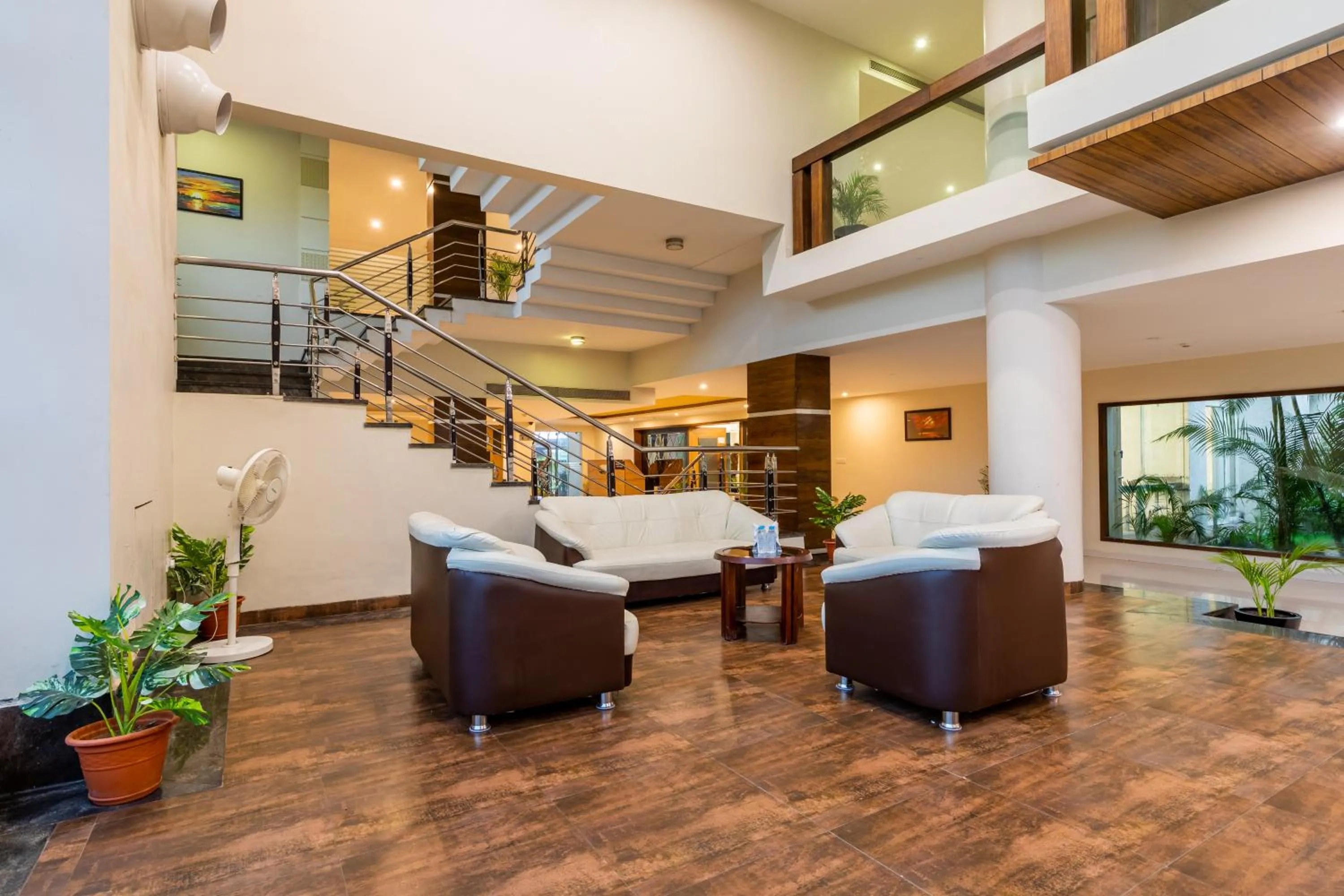 Lobby or reception in Monk's Nirvanaa Hotel & Resort