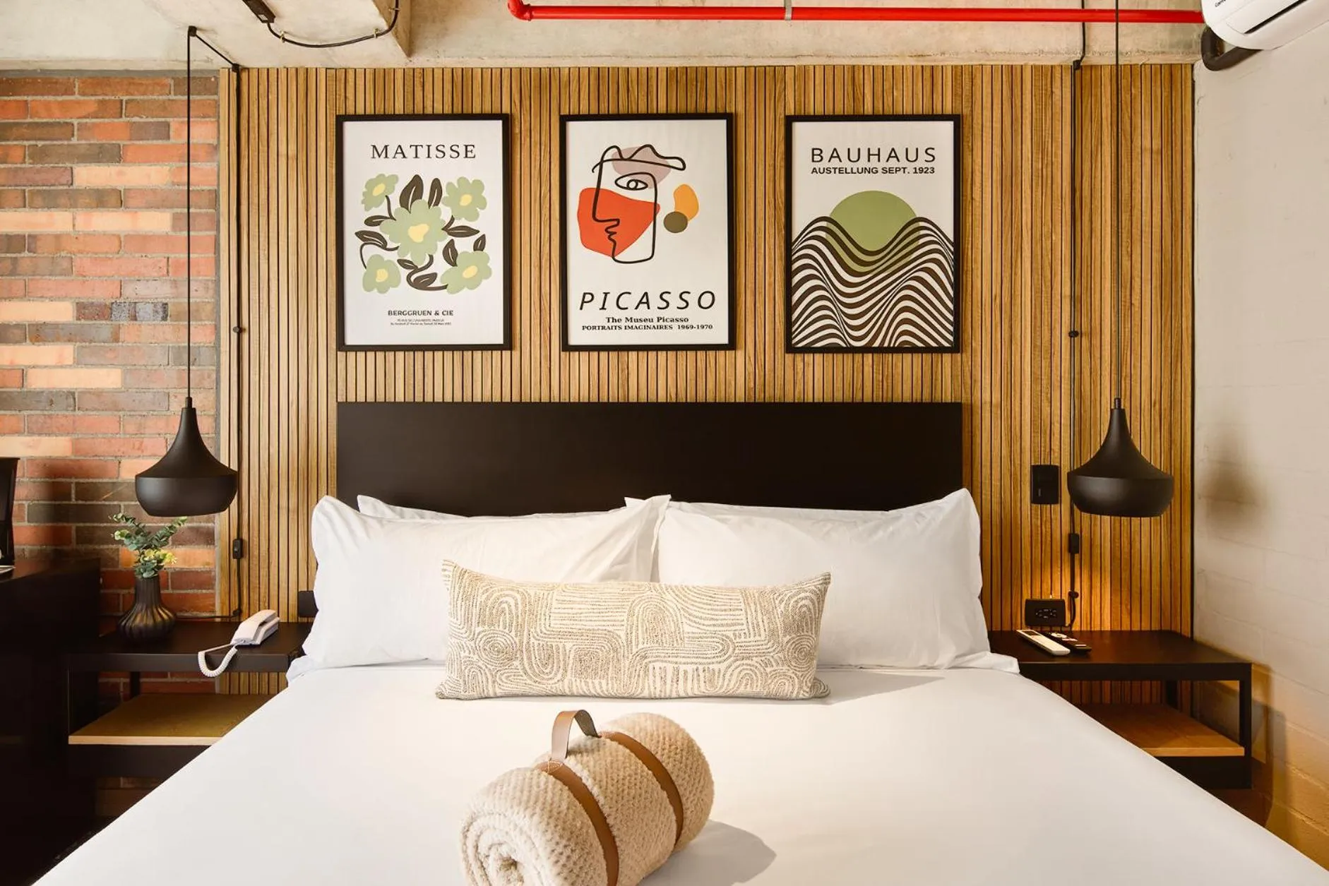 Bed in Urbit Social Lofts