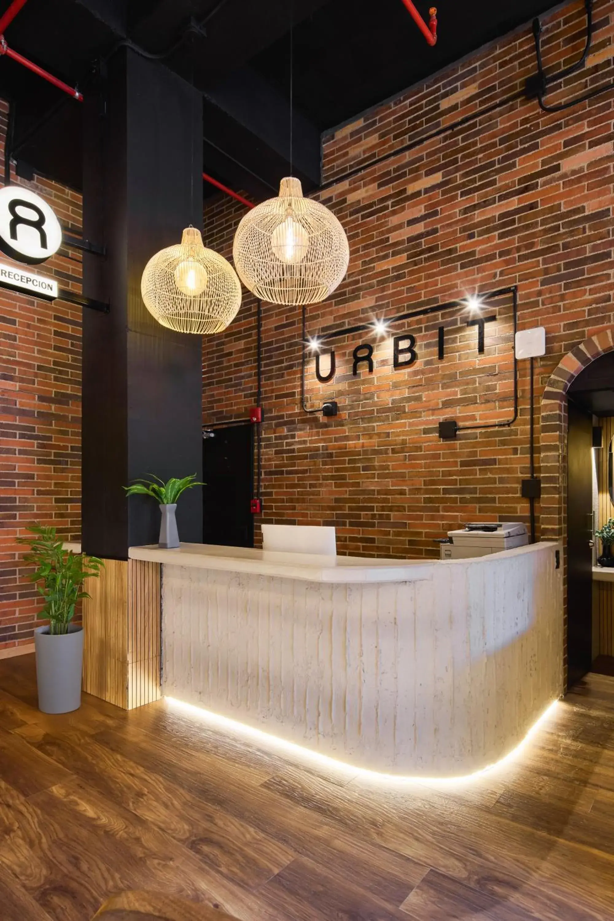 Lobby or reception in Urbit Social Lofts Lobby or reception in Urbit Social Lofts