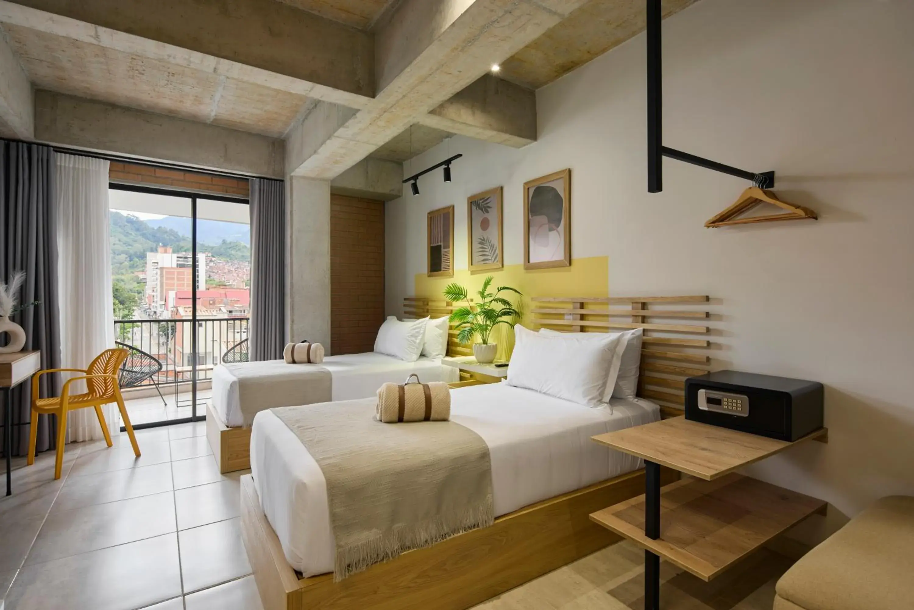 Twin Room with Balcony in 30 Living Suites Twin Room with Balcony in 30 Living Suites