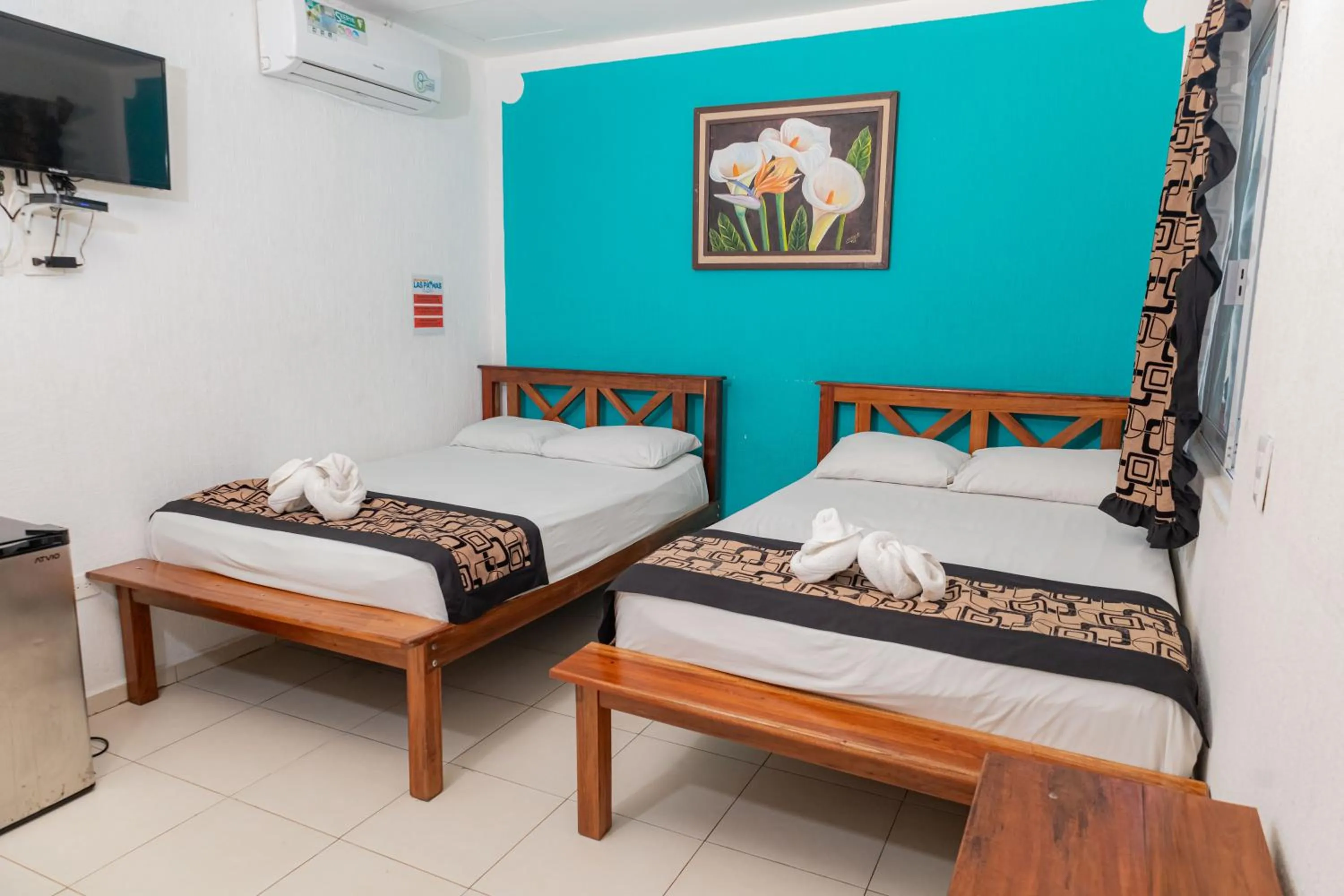 Bed in Hotel Las Palmas en Laurel